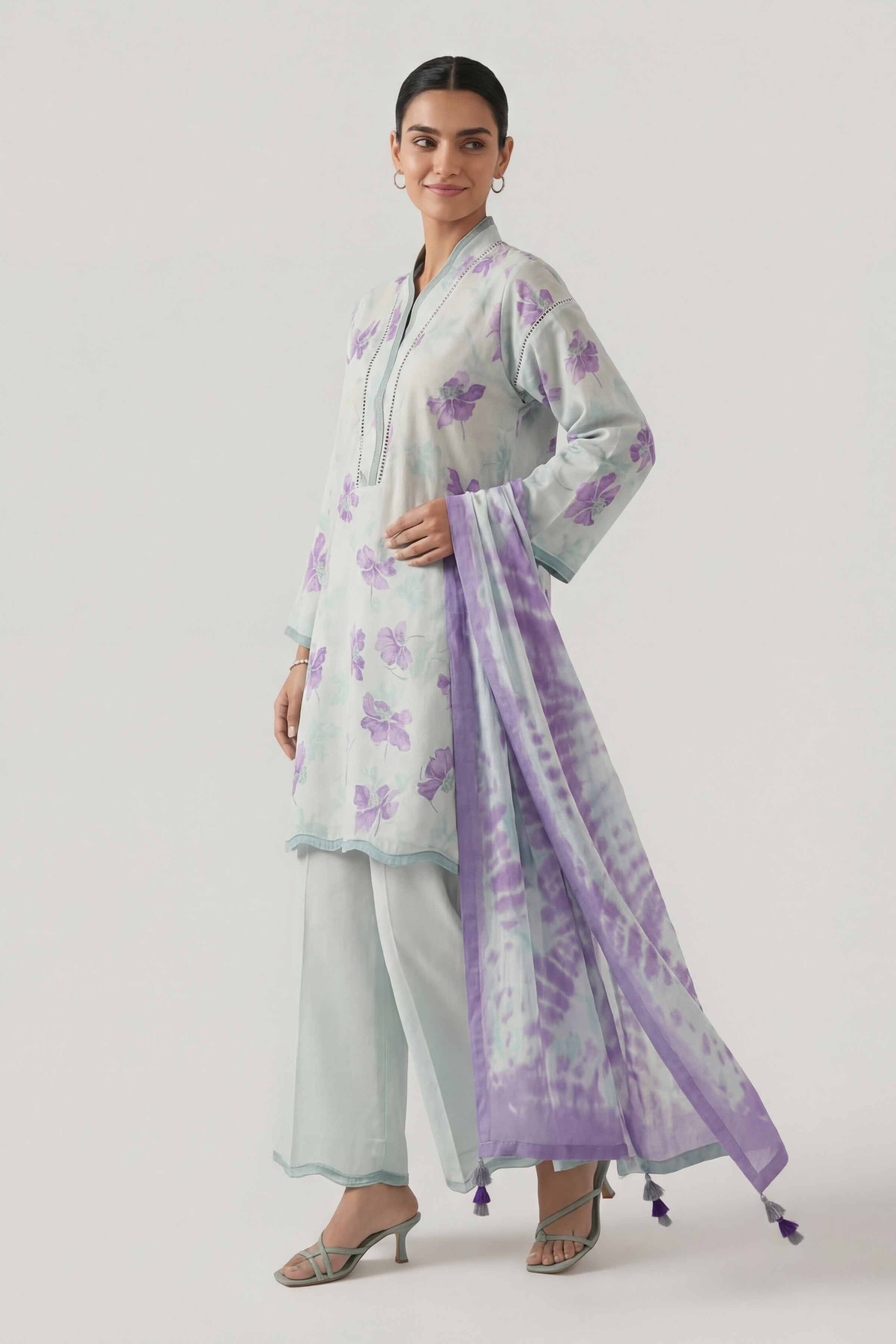 3 Piece - Digital Printed Suit - 42601475 for Women - Unstitched Collection | Nishat | Shop Online