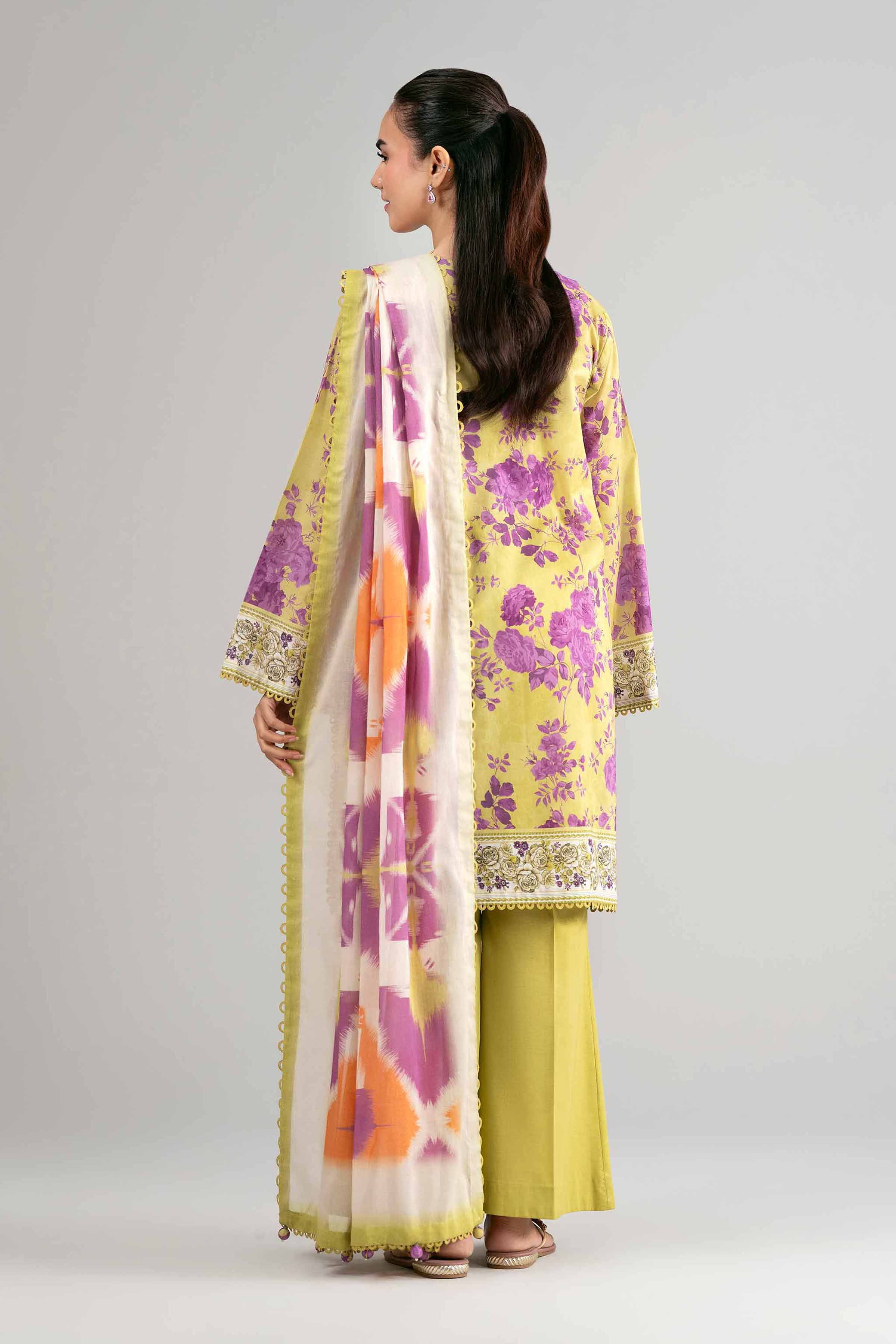 3 Piece - Digital Printed Suit - 42601482 for Women - Unstitched Collection | Nishat | Shop Online