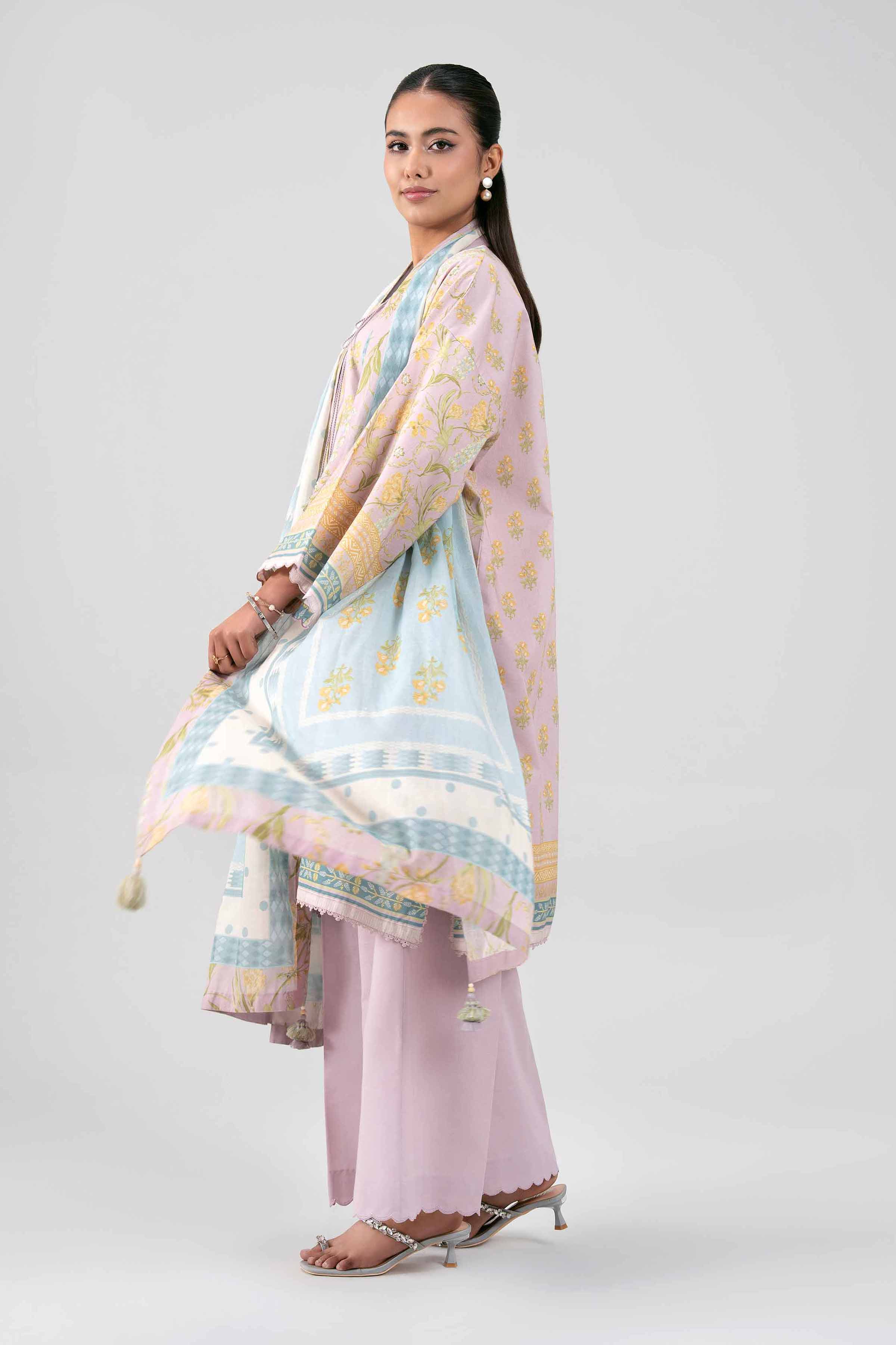 3 Piece - Digital Printed Suit - 42601483 for Women - Unstitched Collection | Nishat | Shop Online