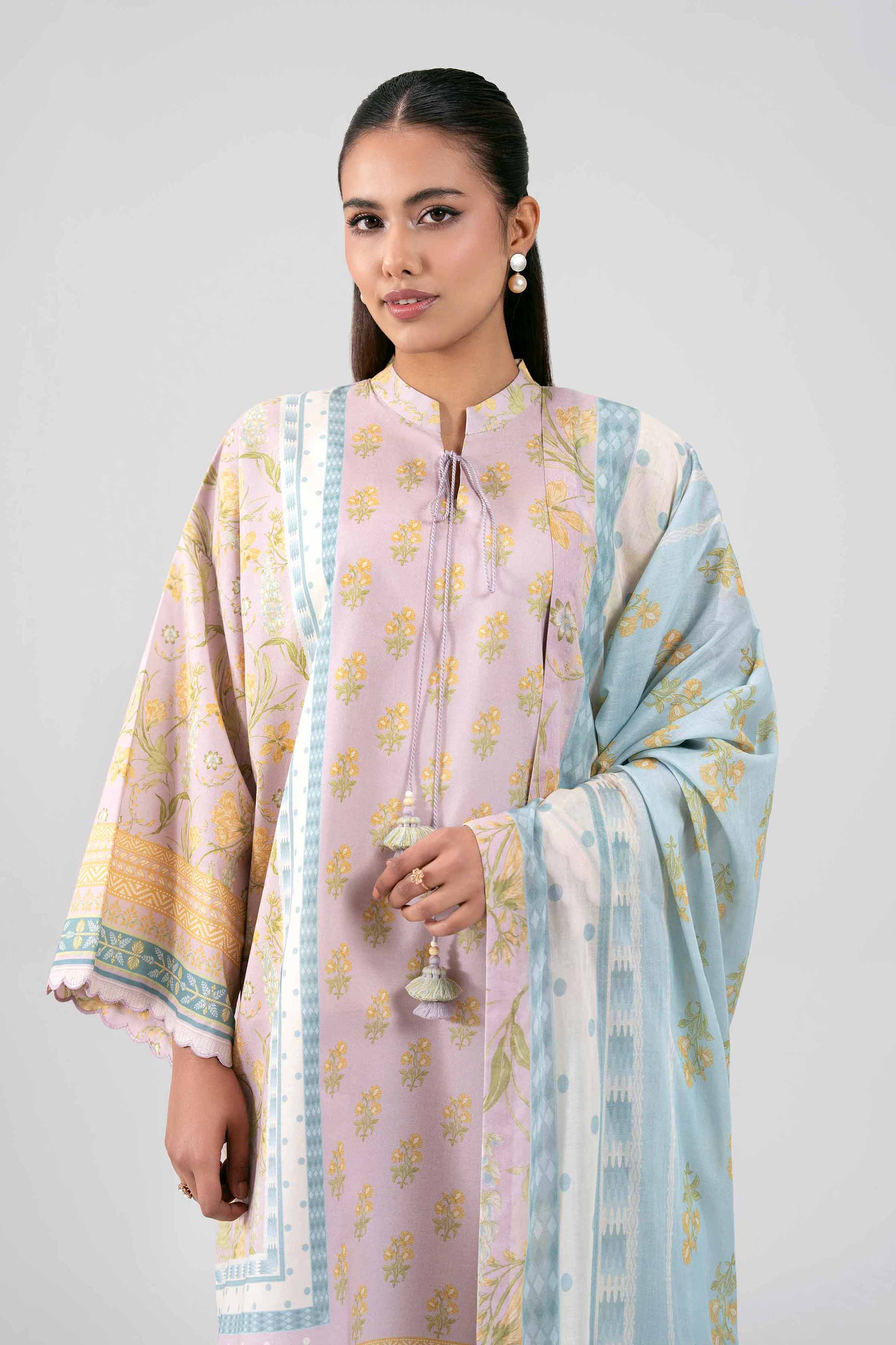 3 Piece - Digital Printed Suit - 42601483 for Women - Unstitched Collection | Nishat | Shop Online