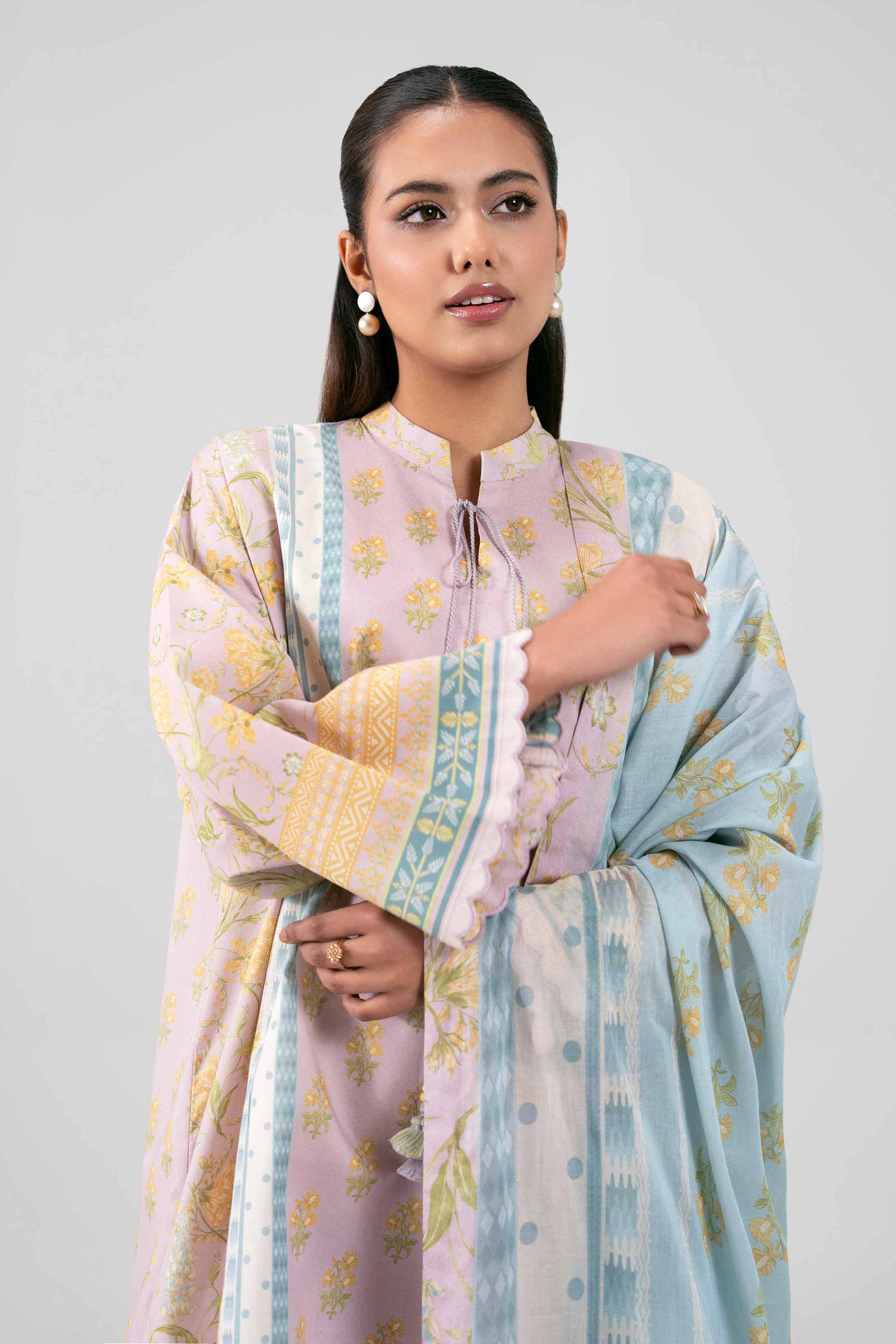 3 Piece - Digital Printed Suit - 42601483 for Women - Unstitched Collection | Nishat | Shop Online