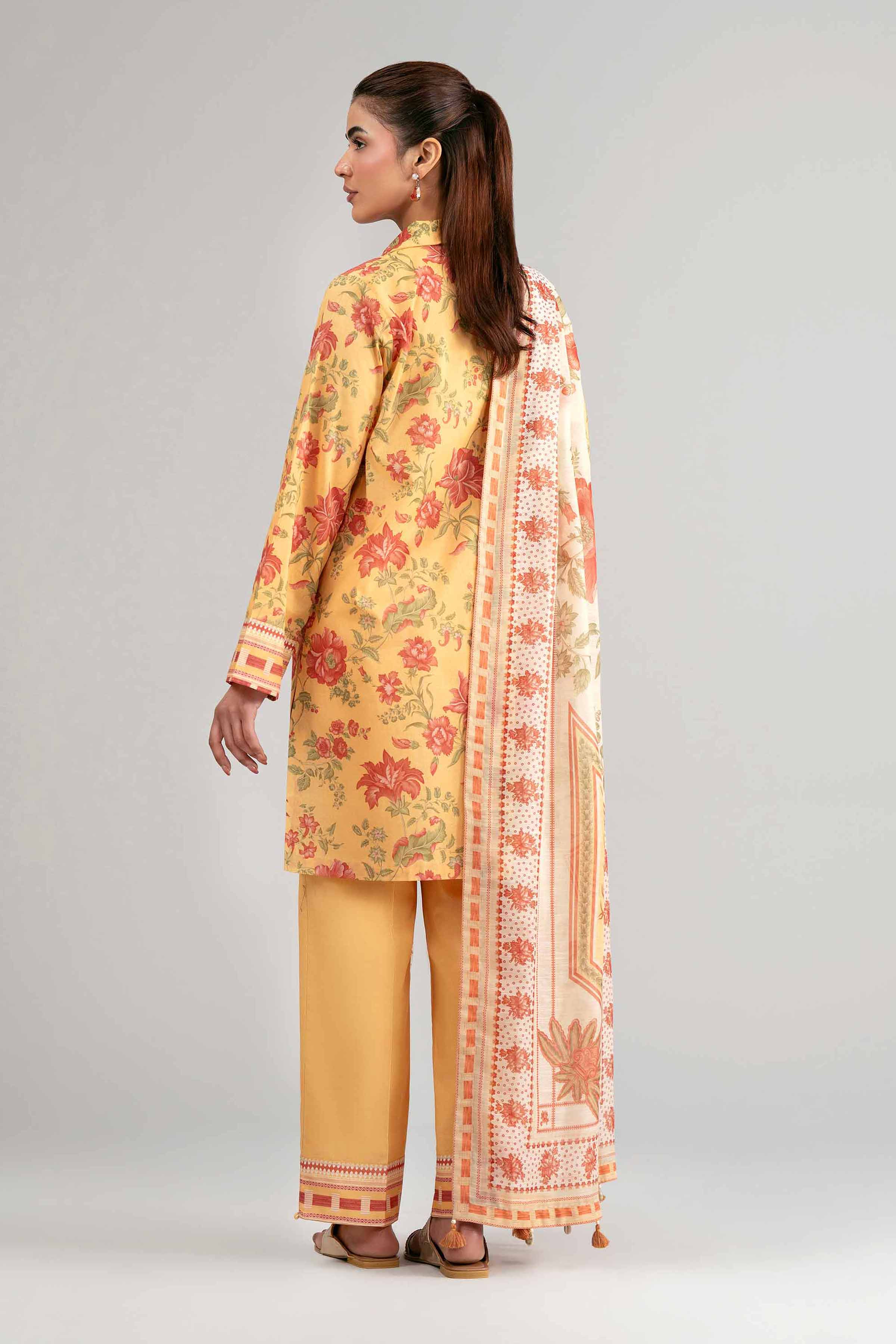3 Piece - Digital Printed Suit - 42601490 for Women - Unstitched Collection | Nishat | Shop Online