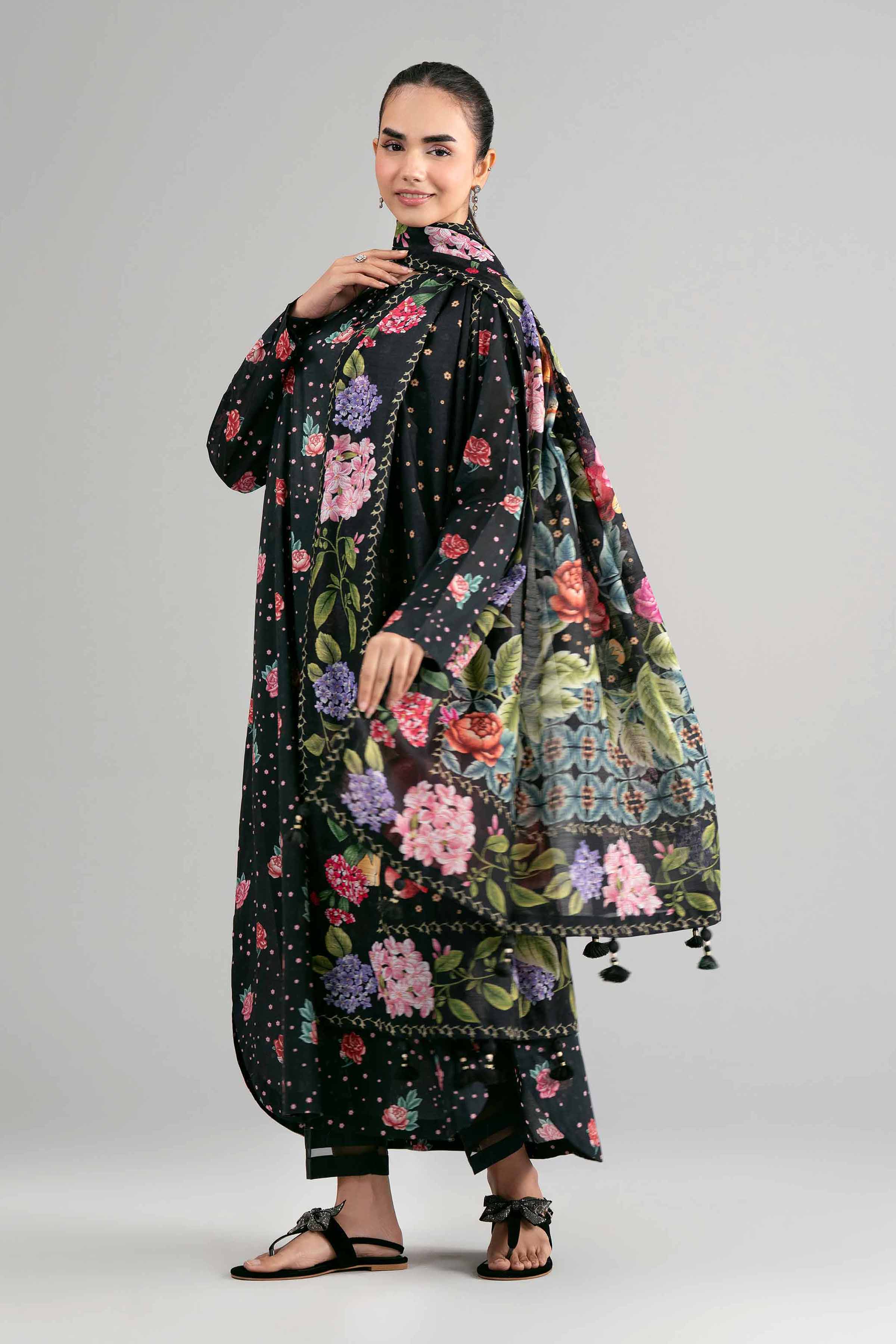 3 Piece - Digital Printed Suit - 42601494 for Women - Unstitched Collection | Nishat | Shop Online