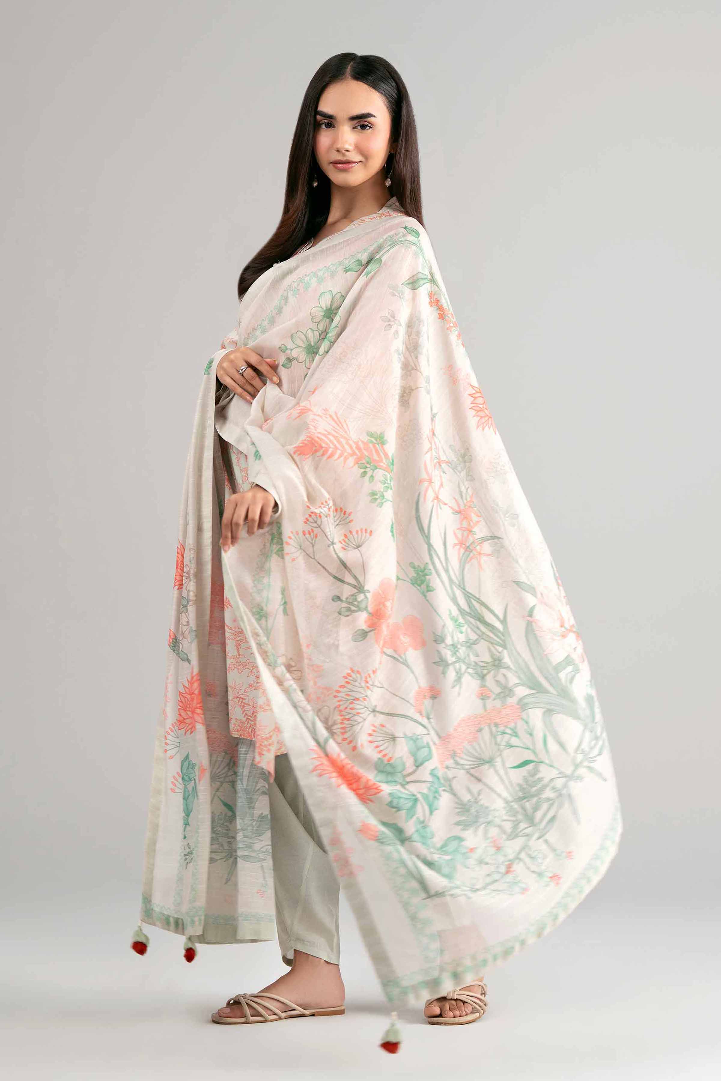 3 Piece - Digital Printed Suit - 42601496 for Women - Unstitched Collection | Nishat | Shop Online