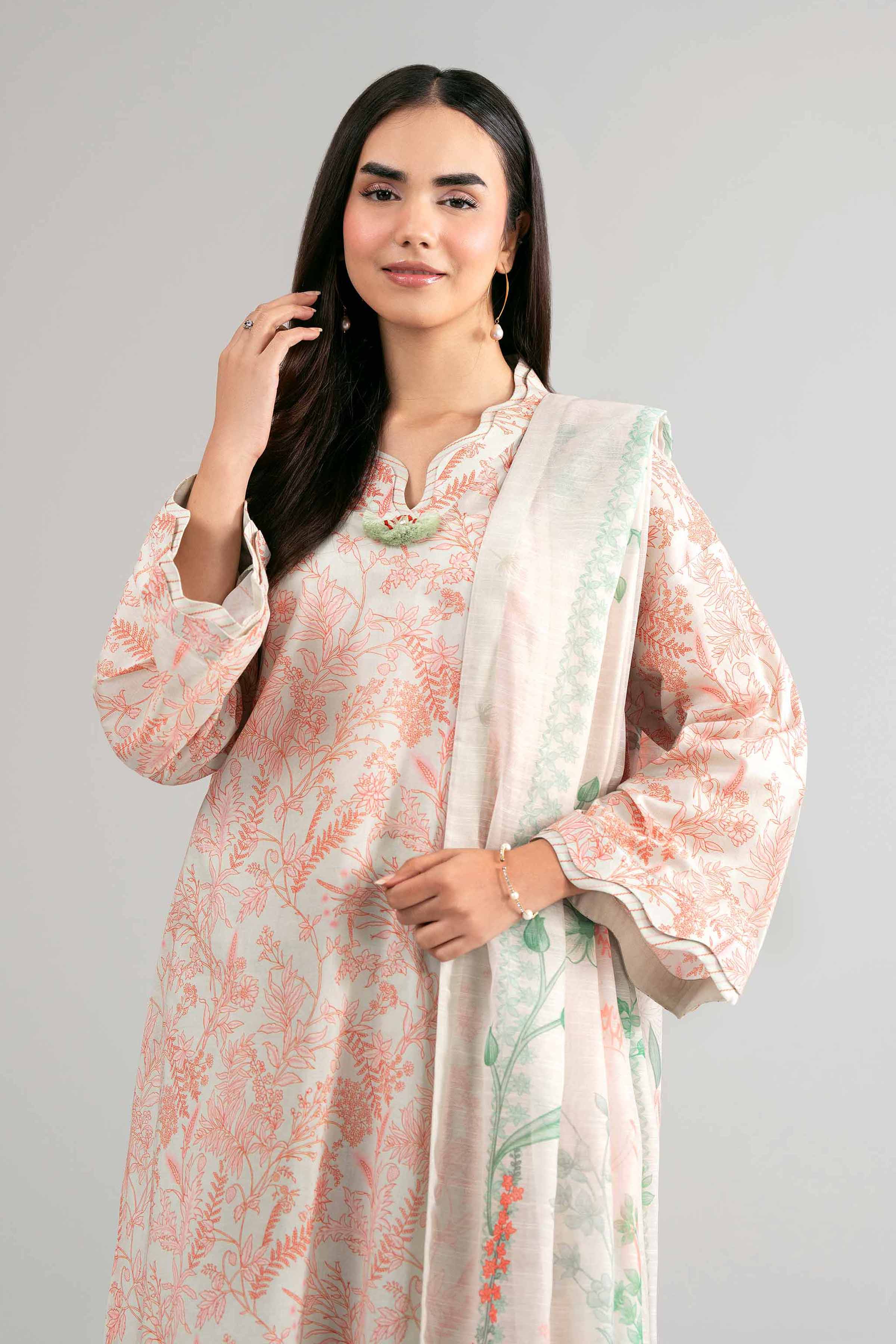 3 Piece - Digital Printed Suit - 42601496 for Women - Unstitched Collection | Nishat | Shop Online