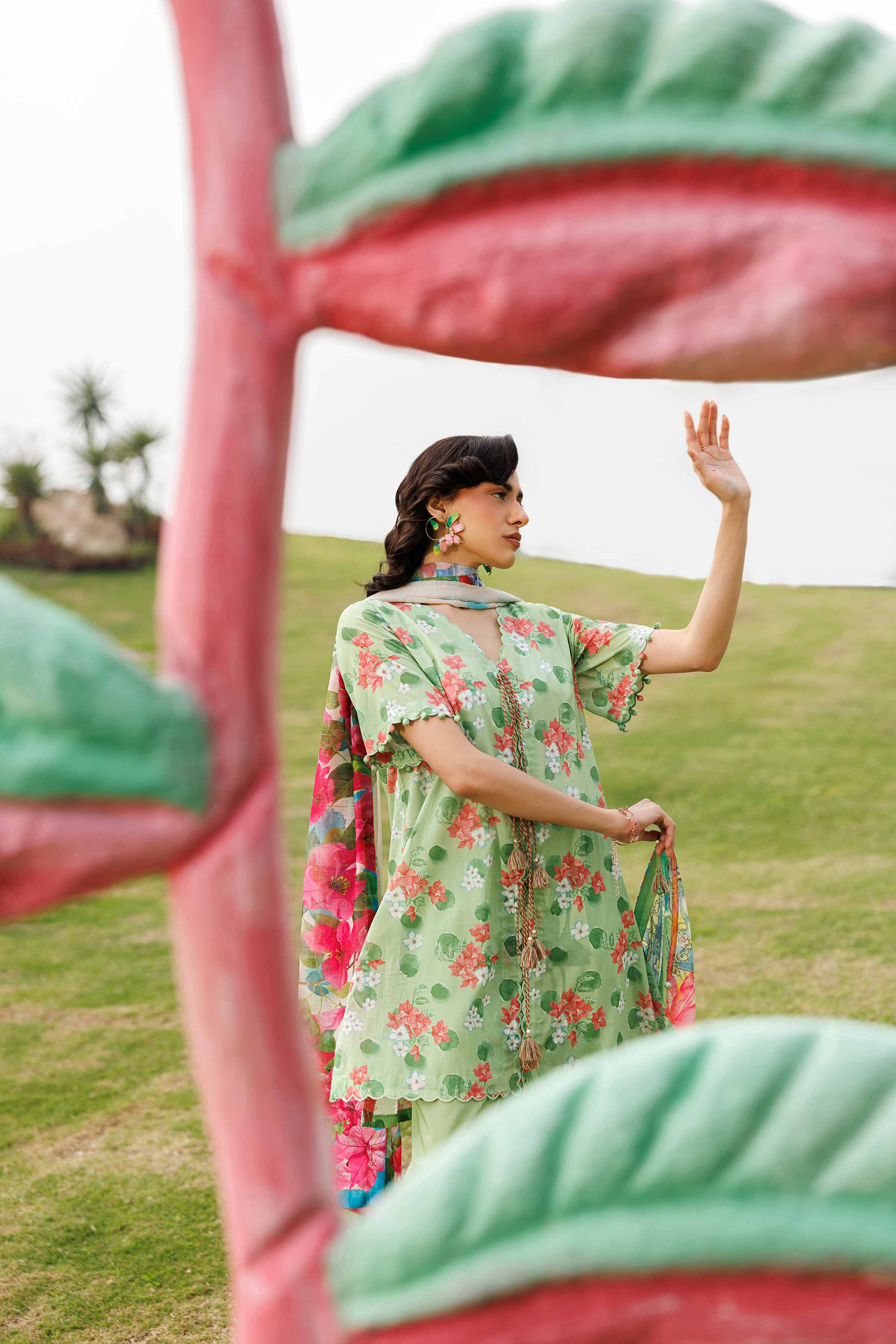 3 Piece - Digital Printed Suit - 42601497 for Women - Unstitched Collection | Nishat | Shop Online