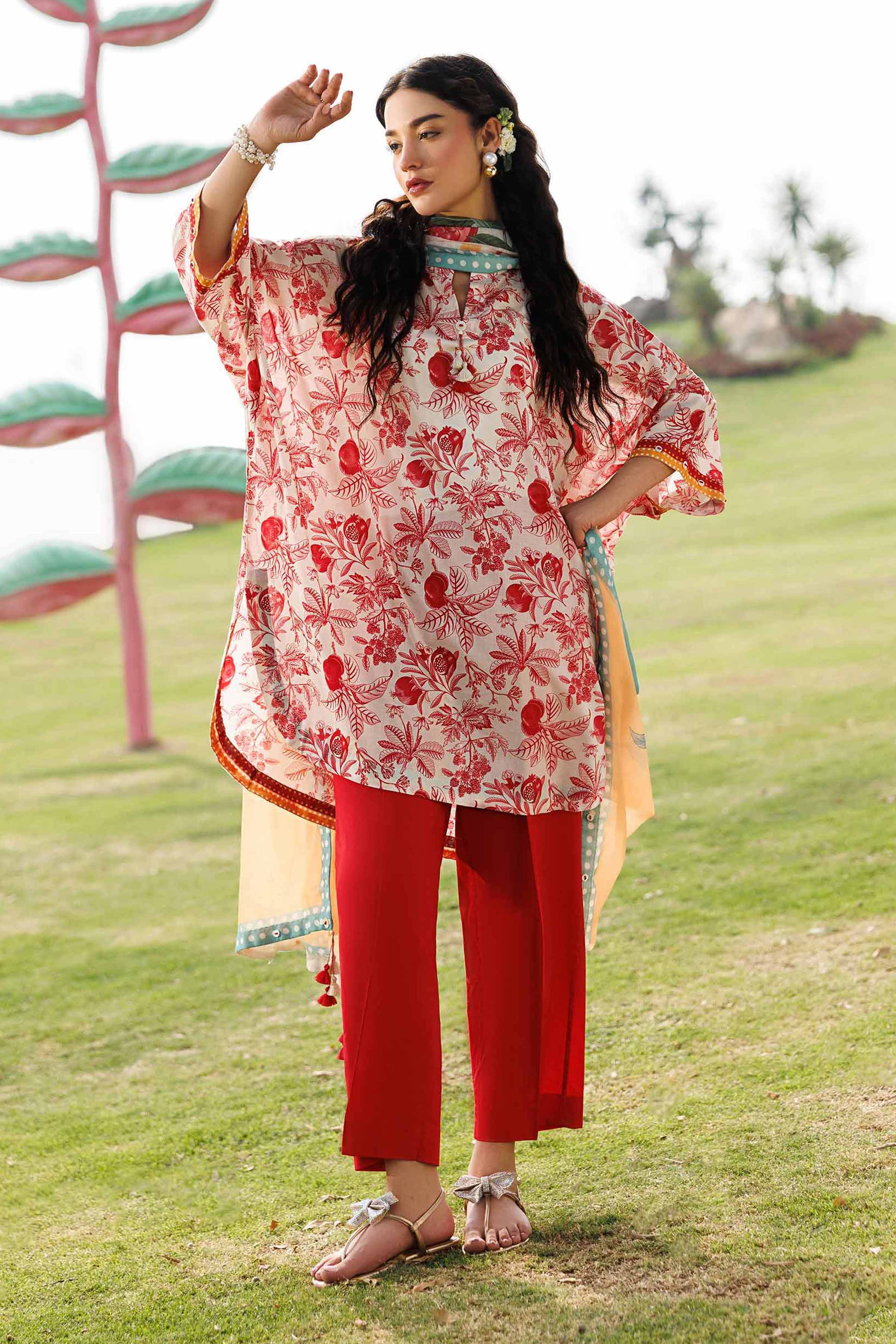 3 Piece - Digital Printed Suit - 42601499 for Women - Unstitched Collection | Nishat | Shop Online