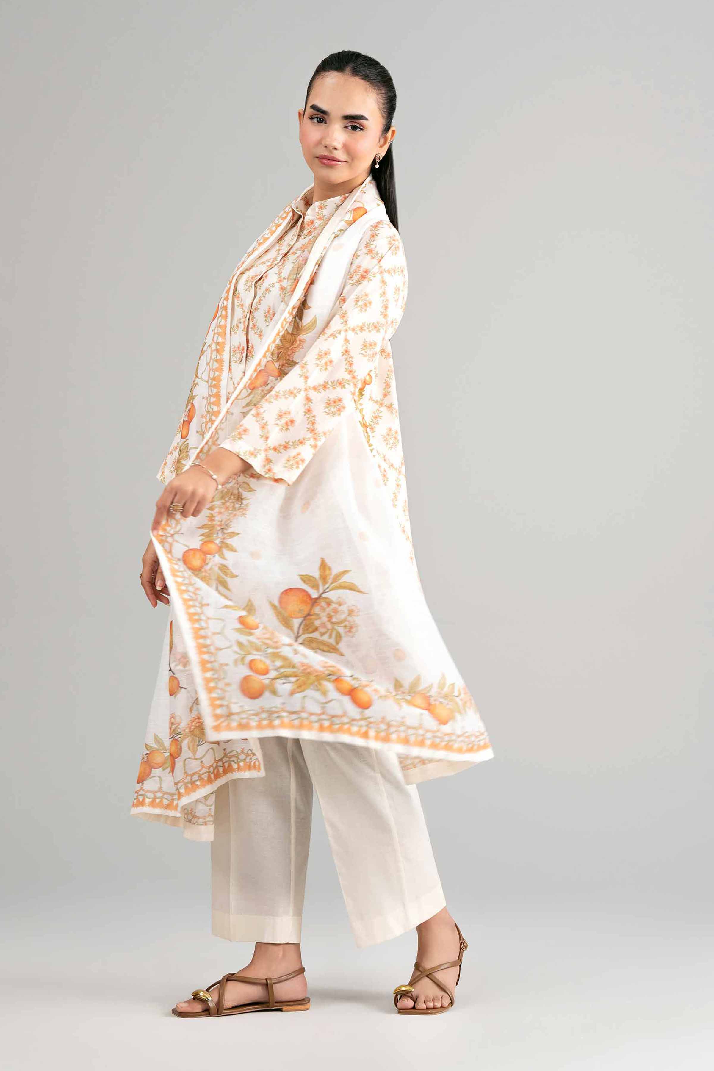 3 Piece - Digital Printed Suit - 42601501 for Women - Unstitched Collection | Nishat | Shop Online