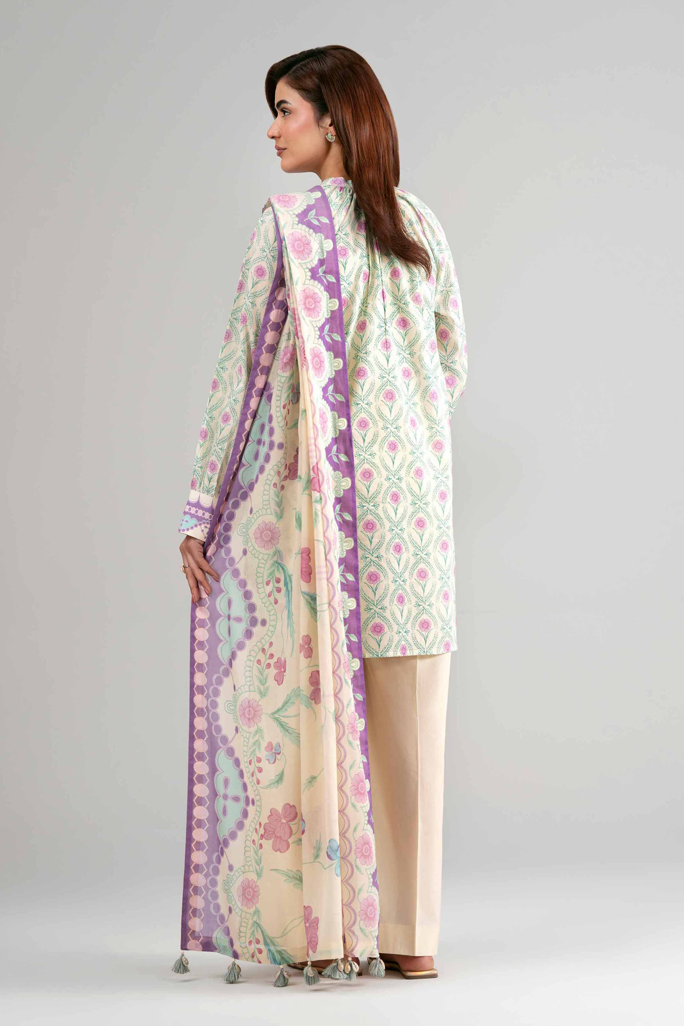 3 Piece - Printed Suit - 42601507 for Women - Unstitched Collection | Nishat | Shop Online