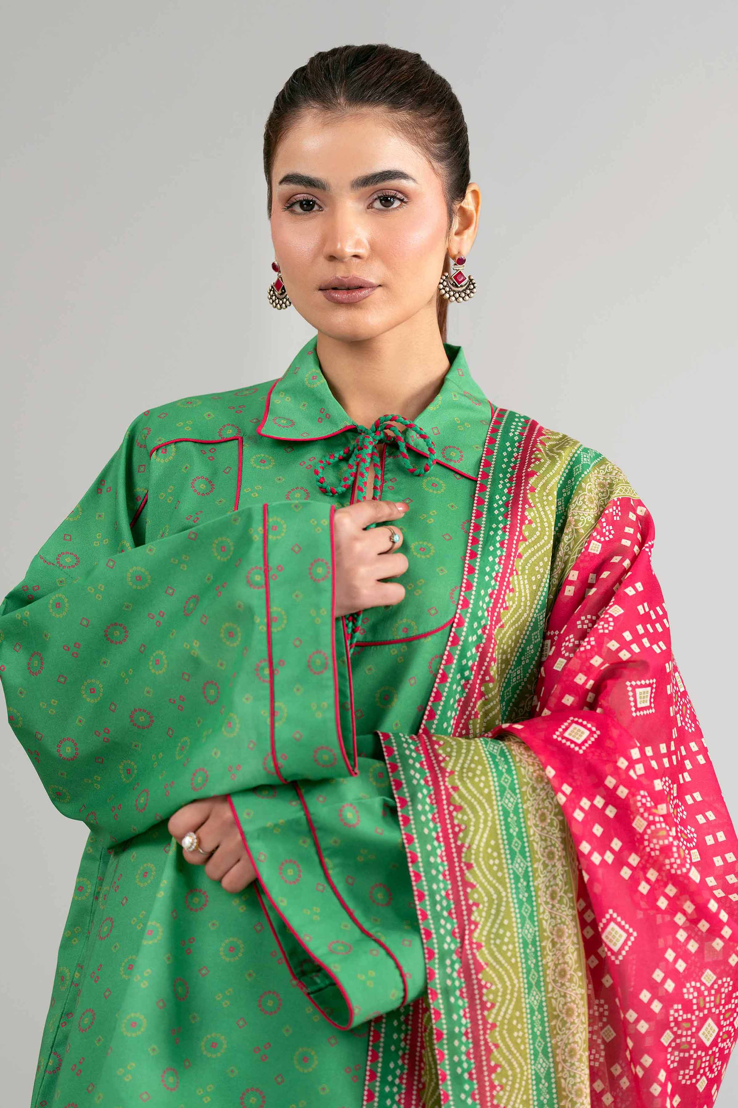 3 Piece - Printed Suit - 42601513 for Women - Unstitched Collection | Nishat | Shop Online