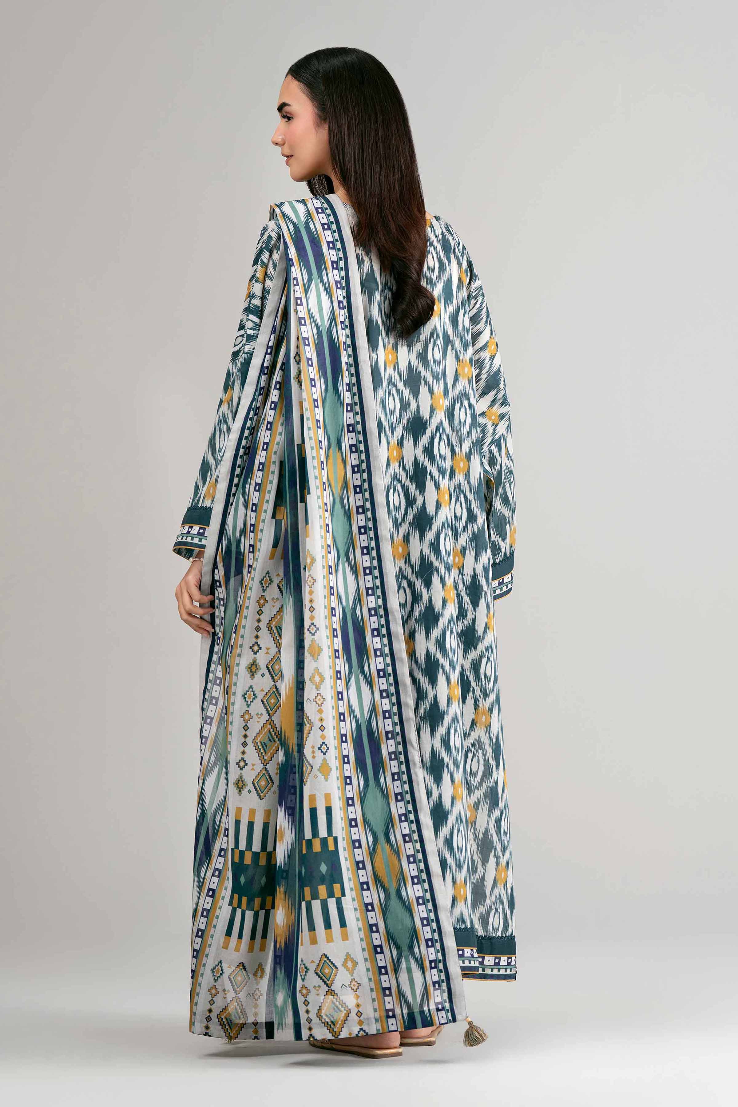 3 Piece - Printed Suit - 42601518 for Women - Unstitched Collection | Nishat | Shop Online