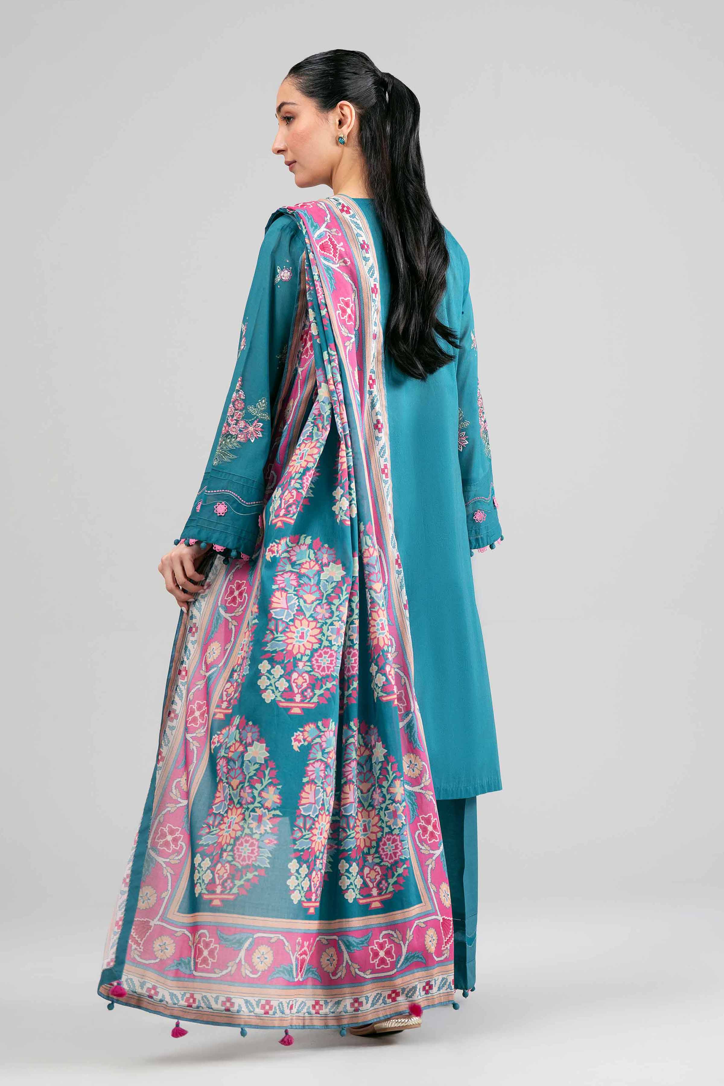 3 Piece - Digital Printed Embroidered Suit - 42601529 for Women - Unstitched Collection | Nishat | Shop Online
