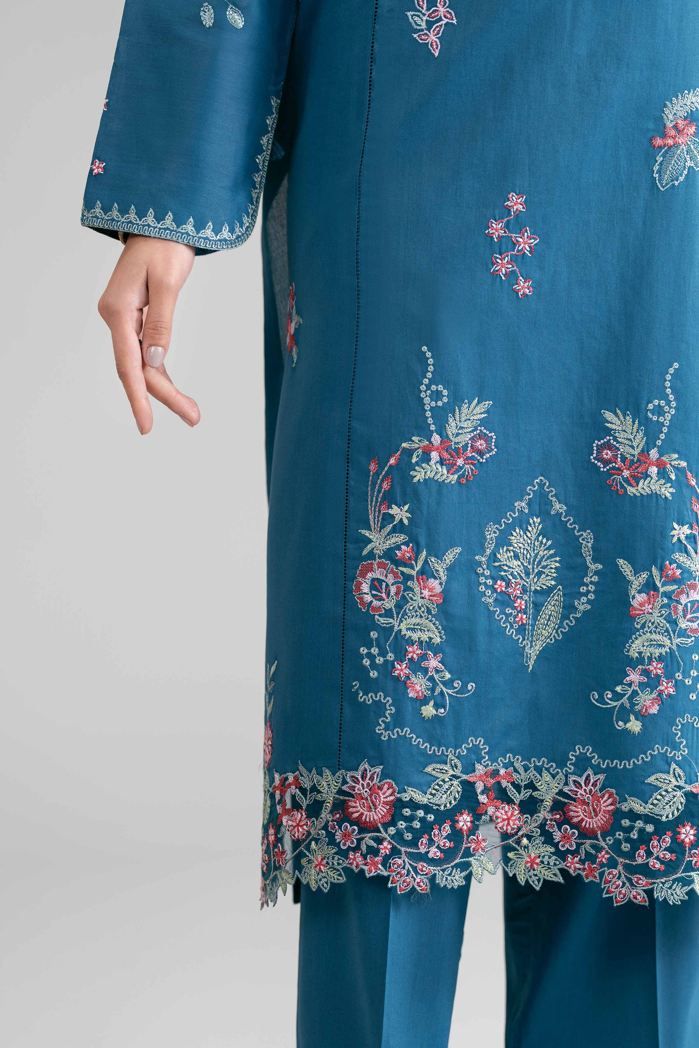 3 Piece - Digital Printed Embroidered Suit - 42601533 for Women - Unstitched Collection | Nishat | Shop Online