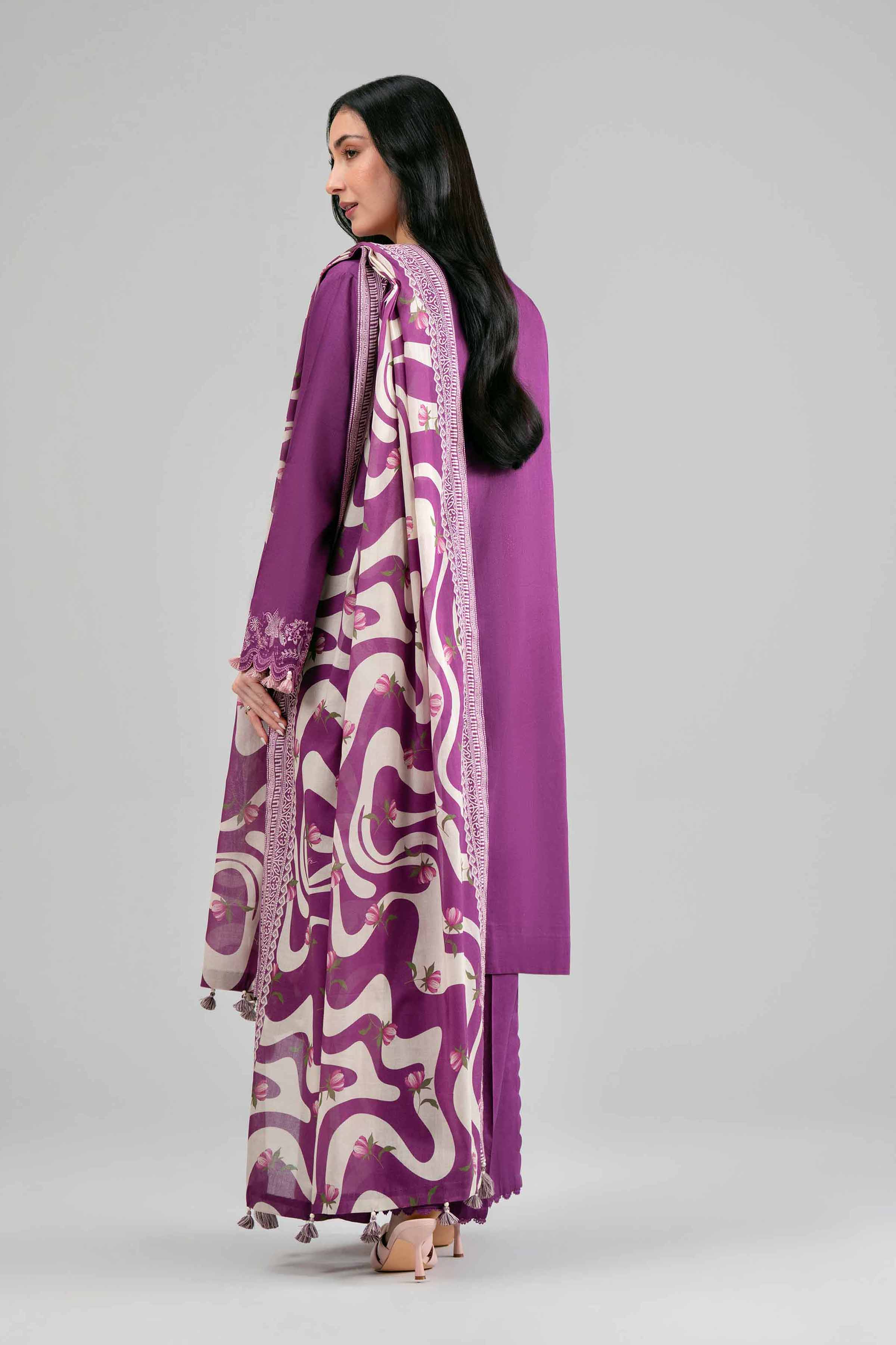 3 Piece - Printed Embroidered Suit - 42601534 for Women - Unstitched Collection | Nishat | Shop Online