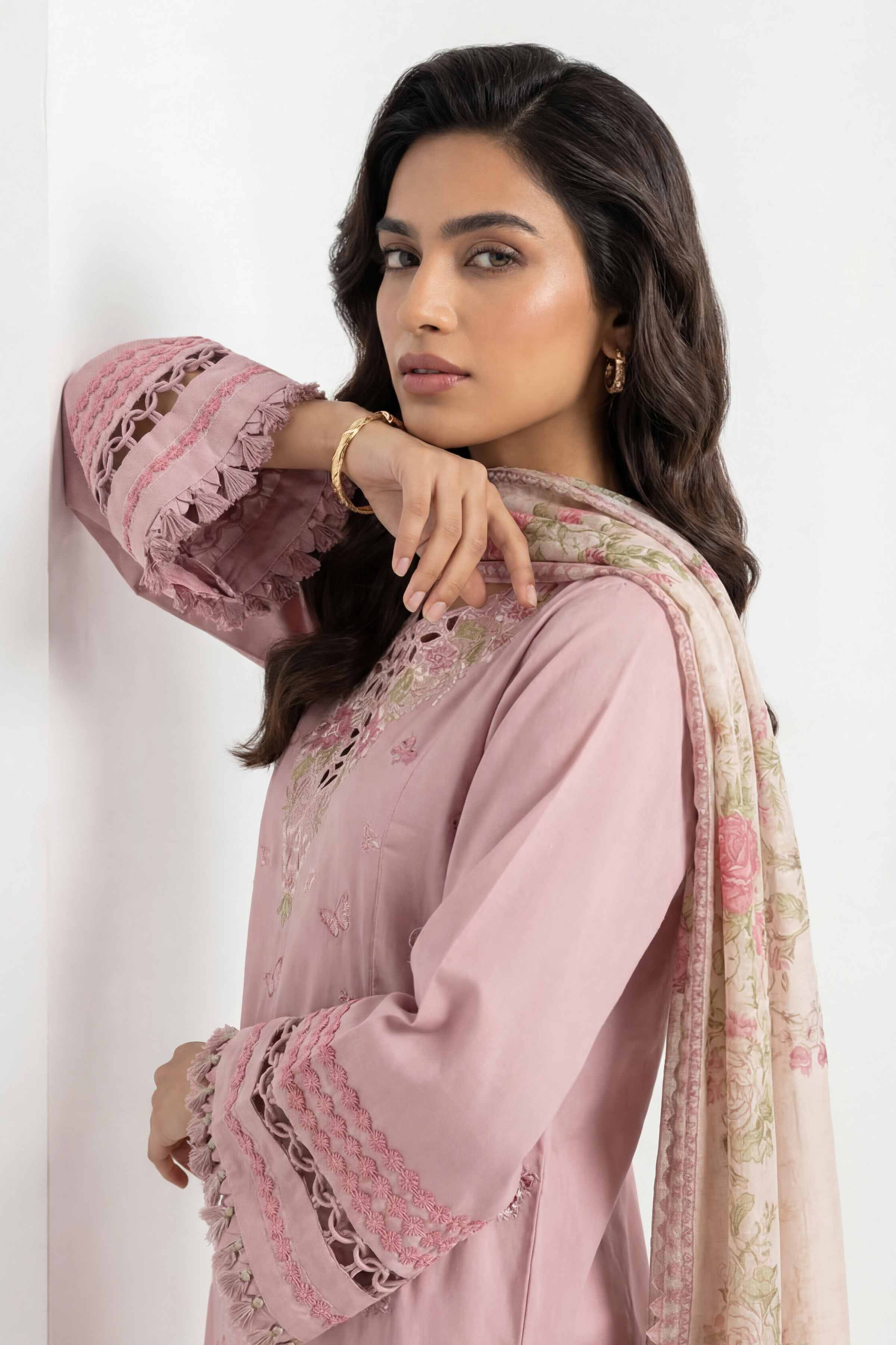 3 Piece - Printed Embroidered Suit - 42601537 for Women - Unstitched Collection | Nishat | Shop Online