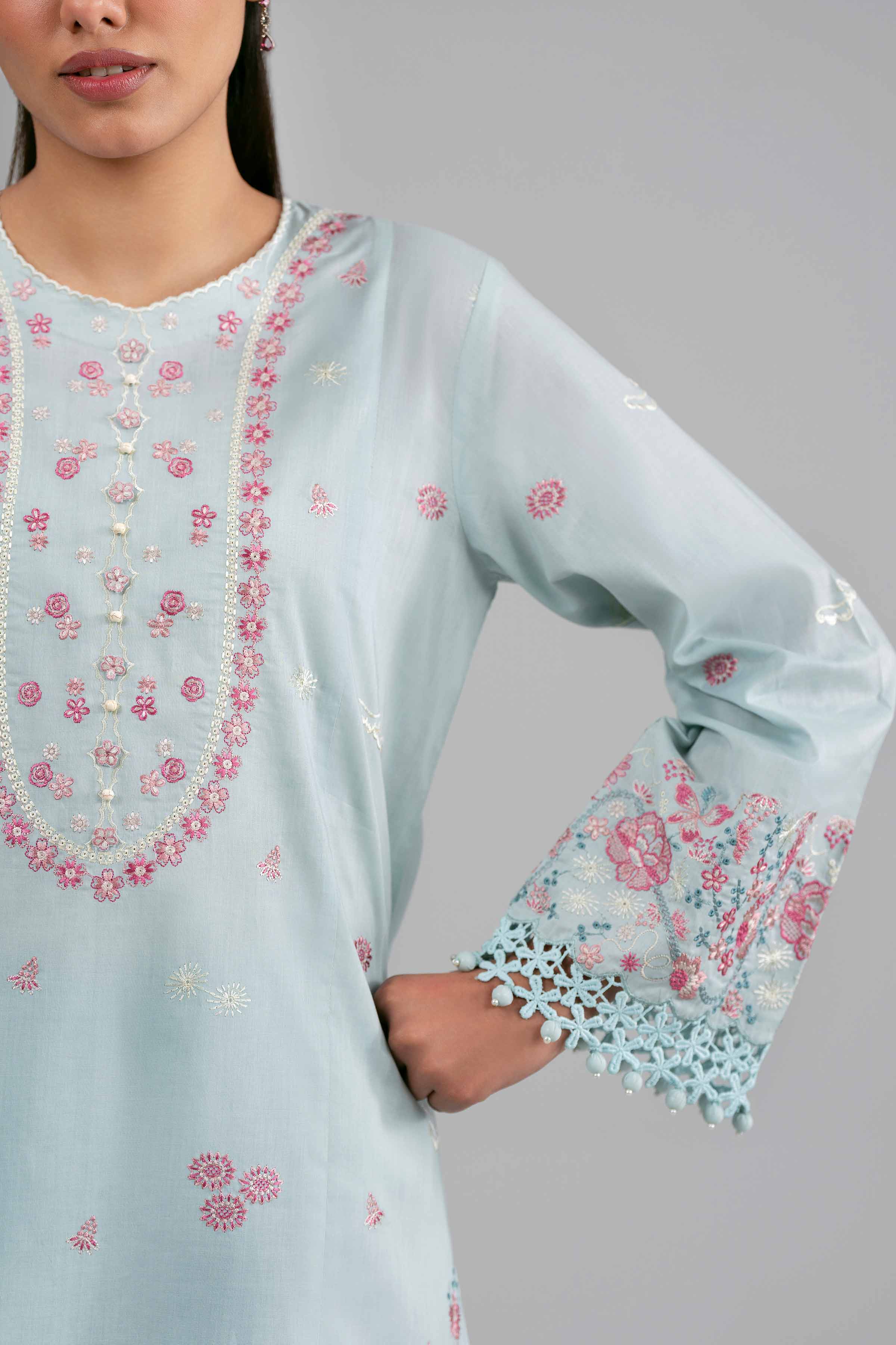 3 Piece - Printed Embroidered Suit - 42601539 for Women - Unstitched Collection | Nishat | Shop Online