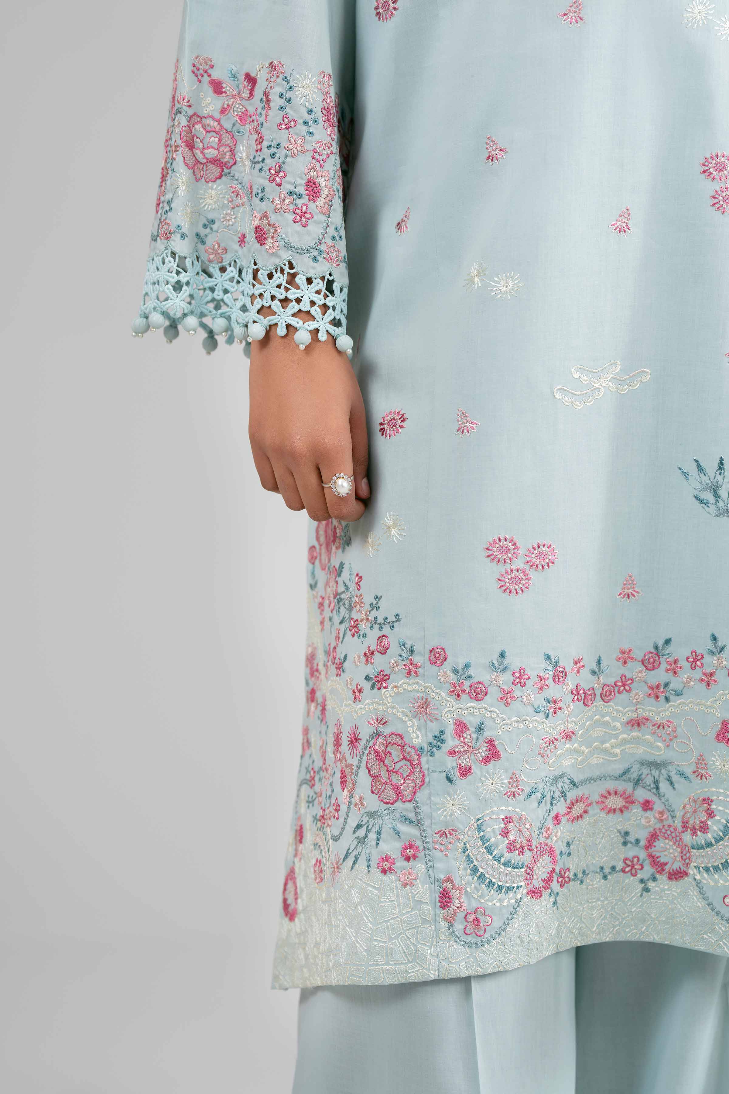 3 Piece - Printed Embroidered Suit - 42601539 for Women - Unstitched Collection | Nishat | Shop Online