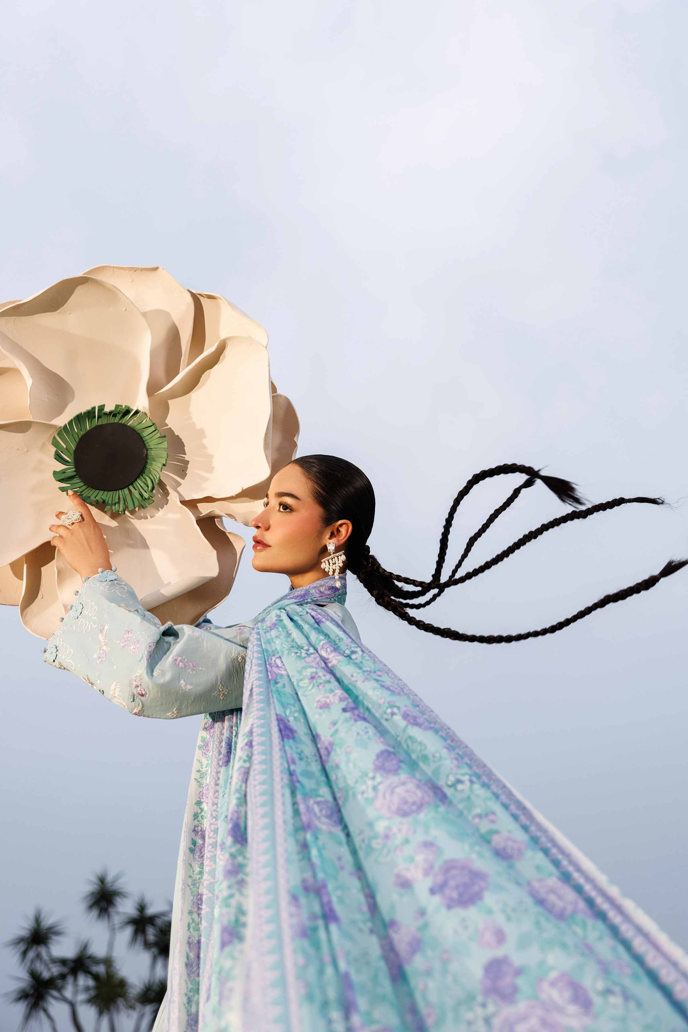 3 Piece - Printed Embroidered Suit - 42601541 for Women - Unstitched Collection | Nishat | Shop Online