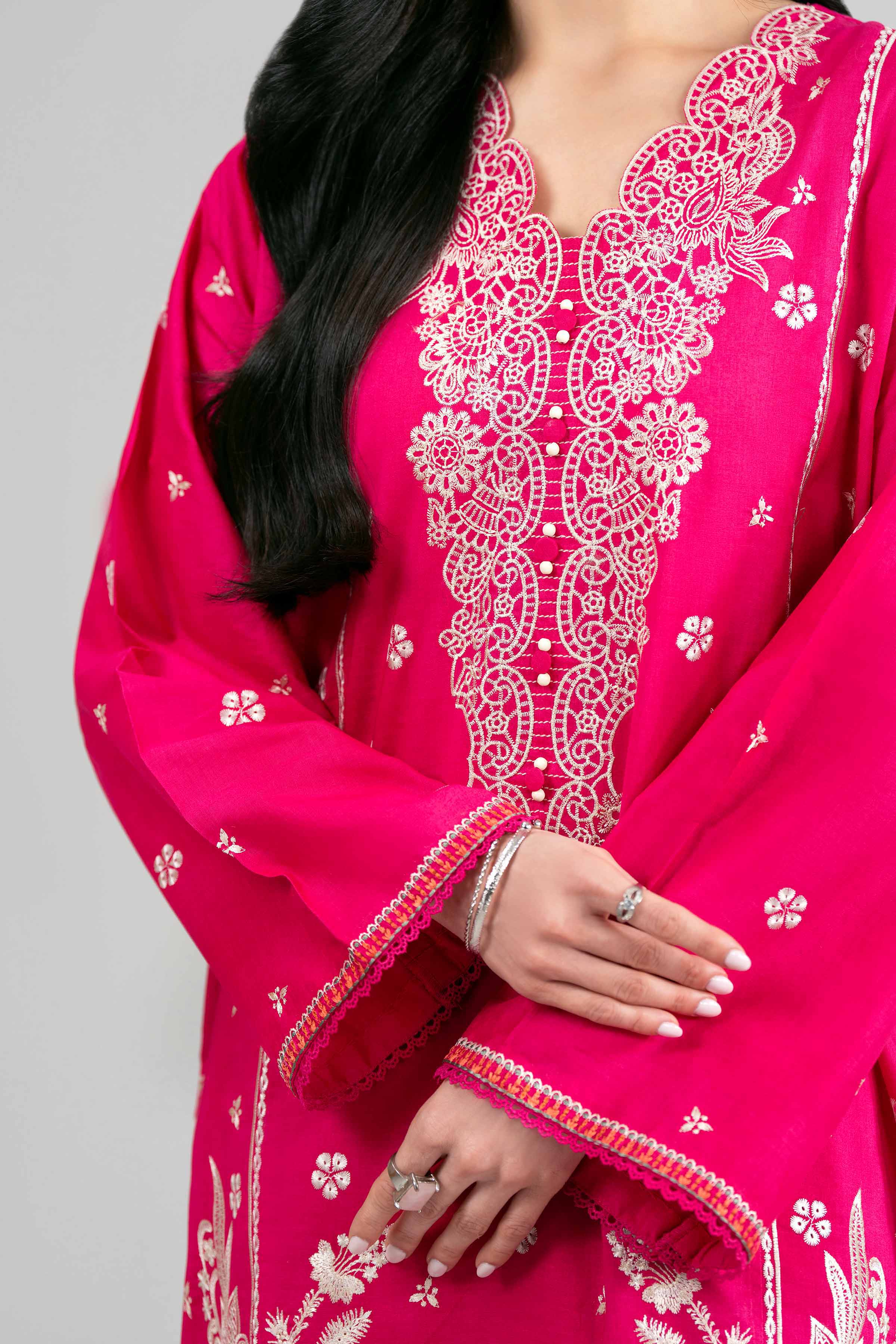 3 Piece - Printed Embroidered Suit - 42601542 for Women - Unstitched Collection | Nishat | Shop Online