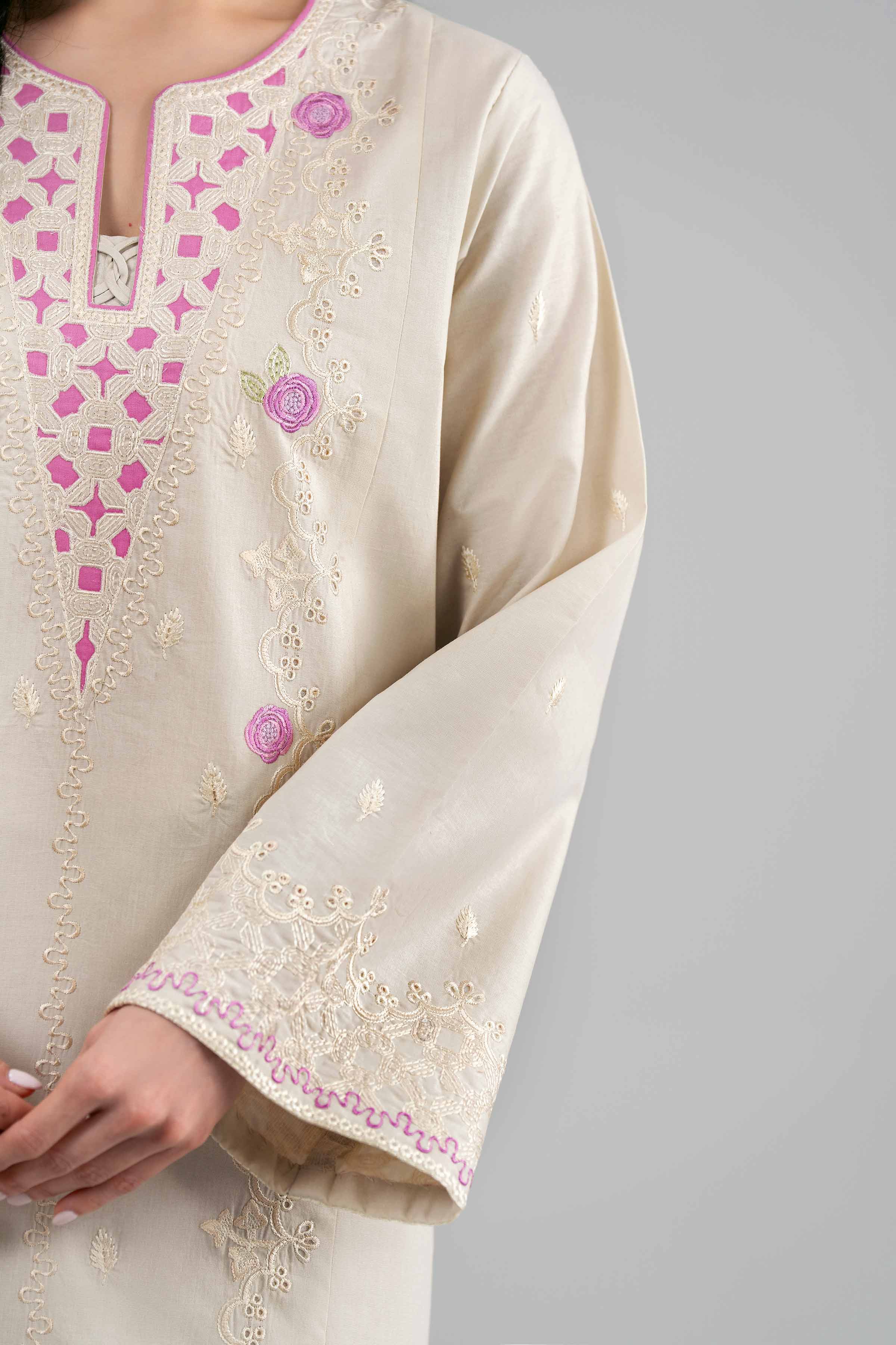 3 Piece - Printed Embroidered Suit - 42601543 for Women - Unstitched Collection | Nishat | Shop Online