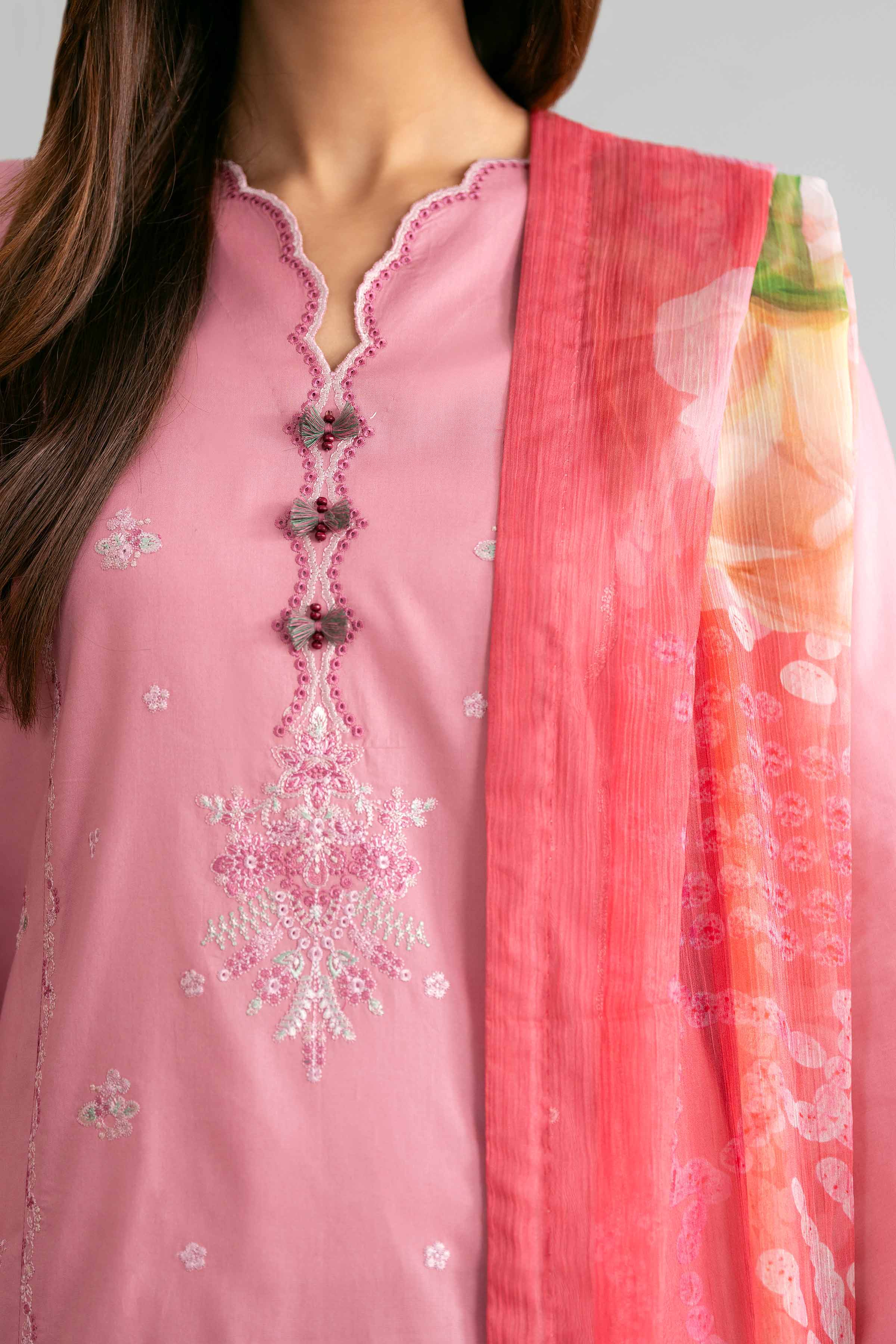 3 Piece - Digital Printed Embroidered Suit - 42601544 for Women - Unstitched Collection | Nishat | Shop Online