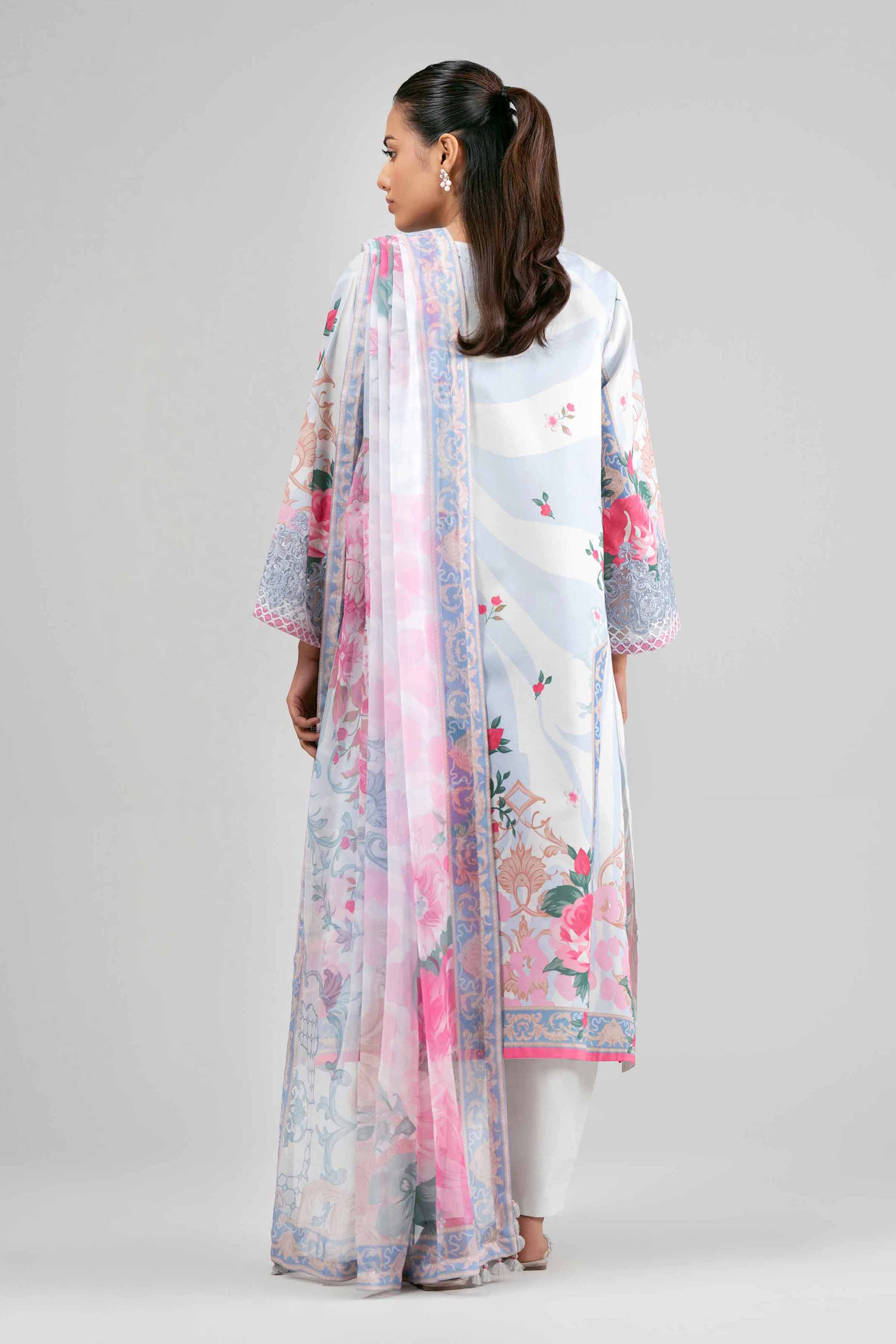 3 Piece - Digital Printed Embroidered Suit - 42601554 for Women - Unstitched Collection | Nishat | Shop Online