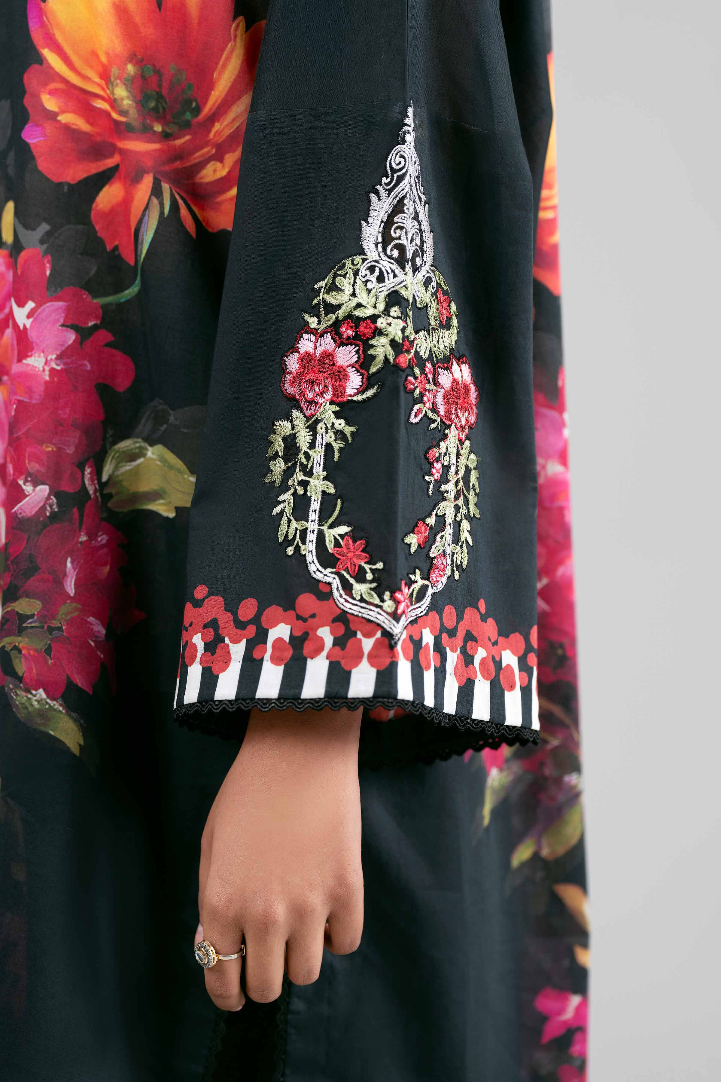 3 Piece - Digital Printed Embroidered Suit - 42601555 for Women - Unstitched Collection | Nishat | Shop Online