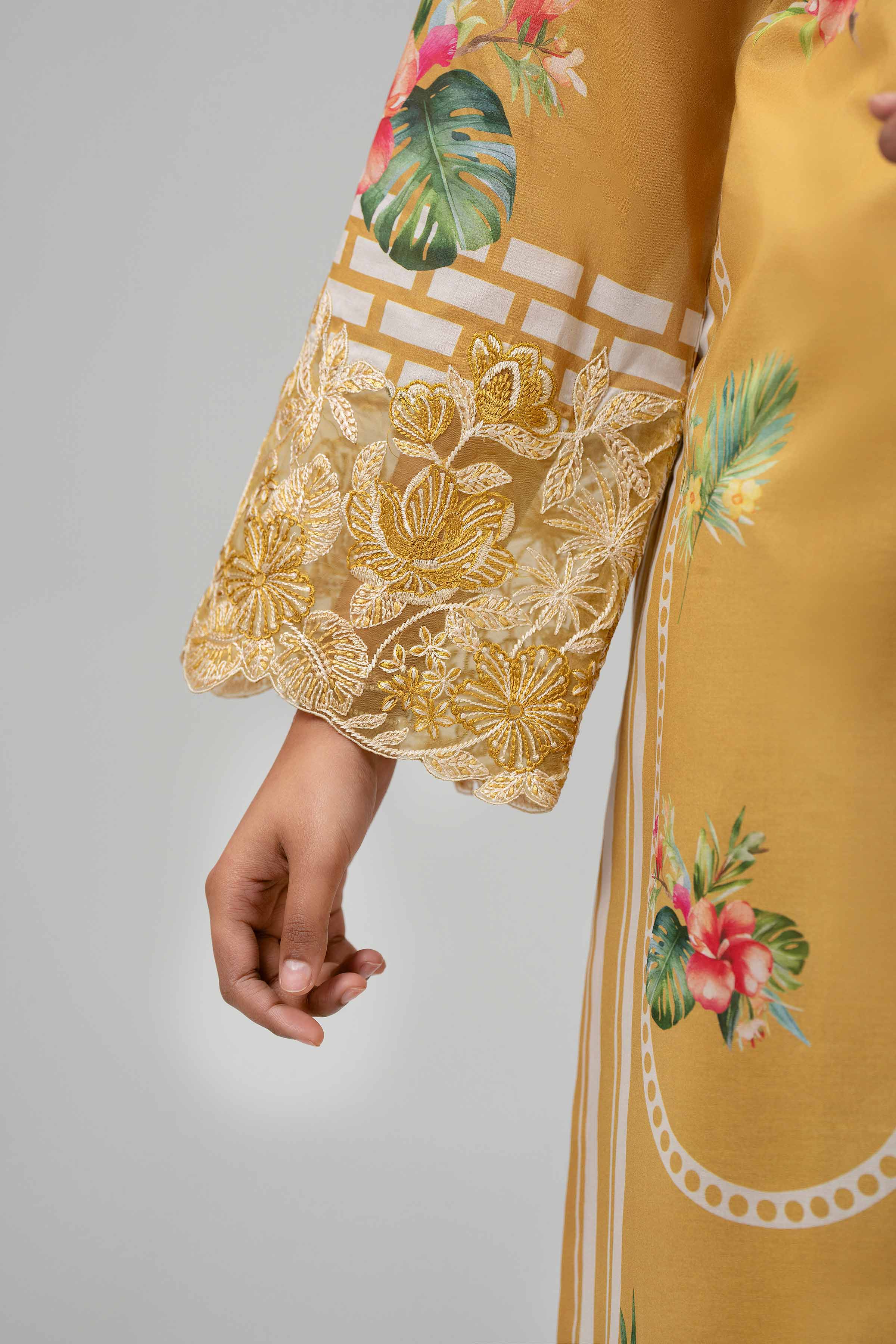 3 Piece - Digital Printed Embroidered Suit - 42601556 for Women - Unstitched Collection | Nishat | Shop Online