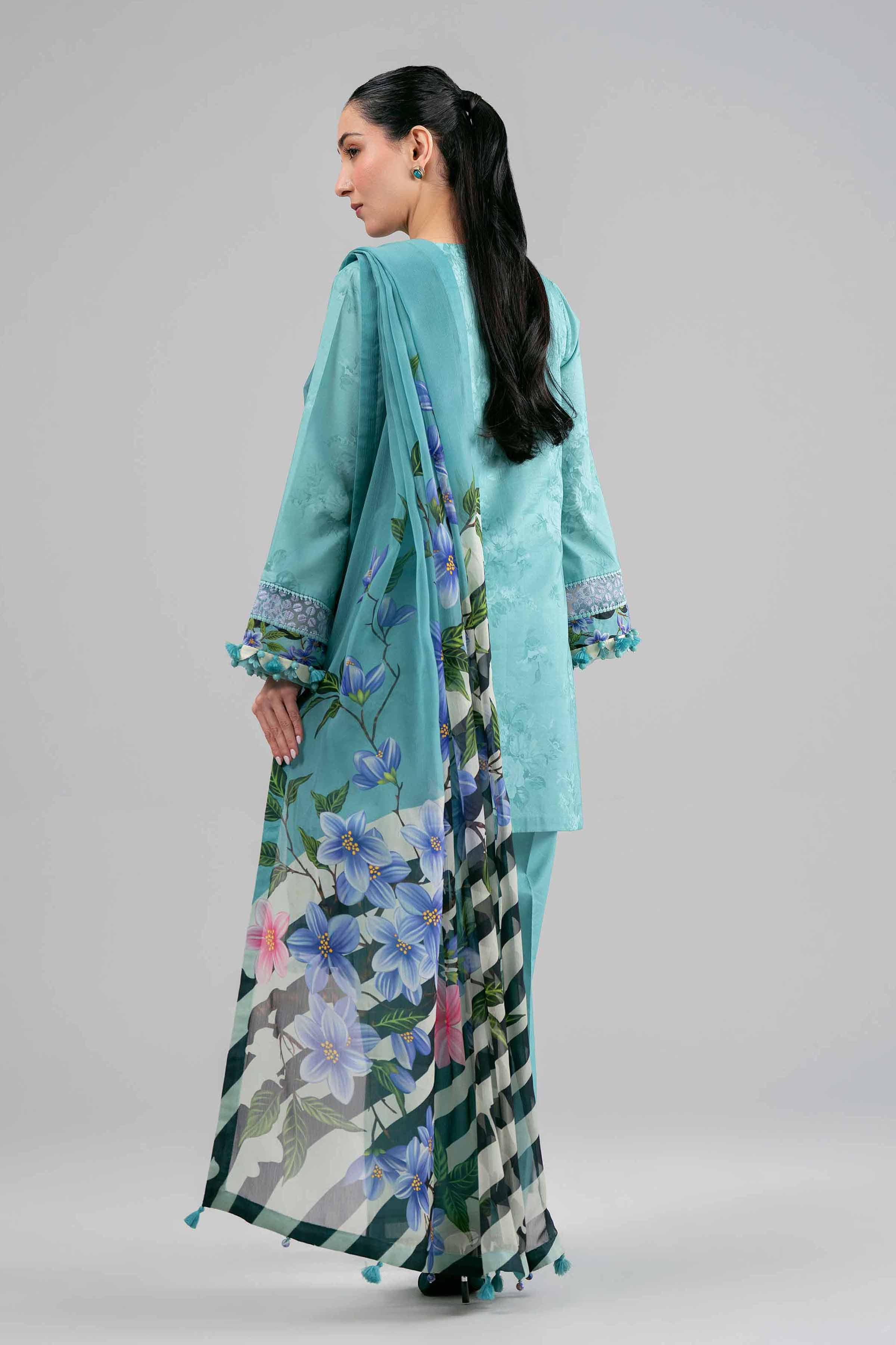 3 Piece - Digital Printed Embroidered Suit - 42601558 for Women - Unstitched Collection | Nishat | Shop Online