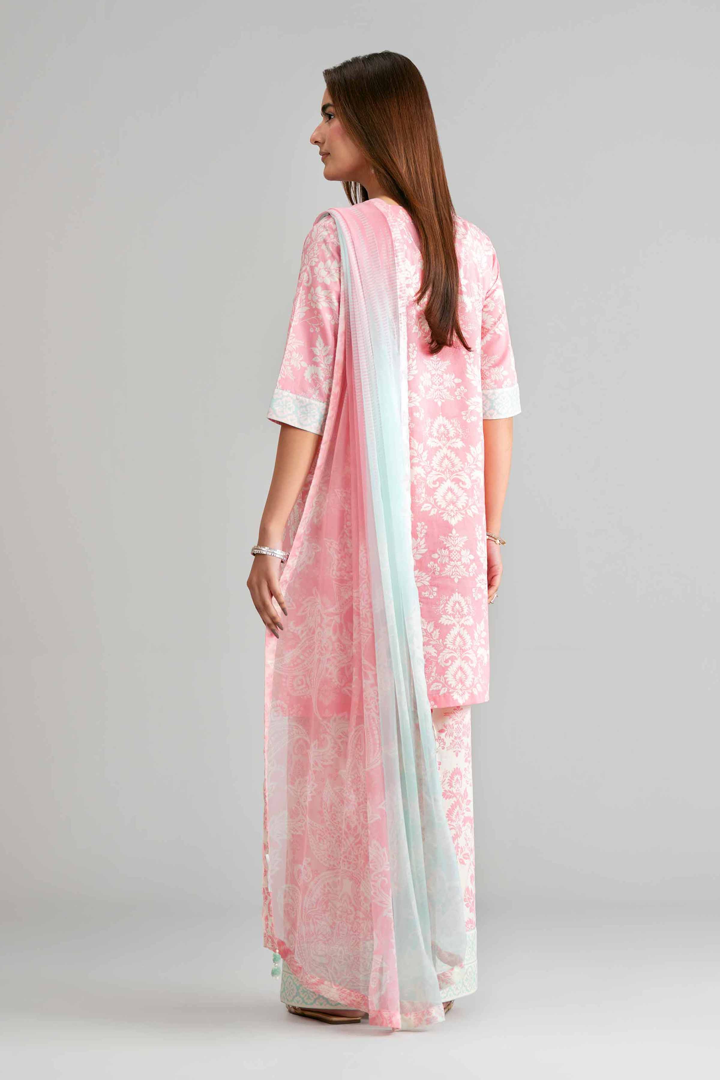 3 Piece - Digital Printed Embroidered Suit - 42601573 for Women - Unstitched Collection | Nishat | Shop Online