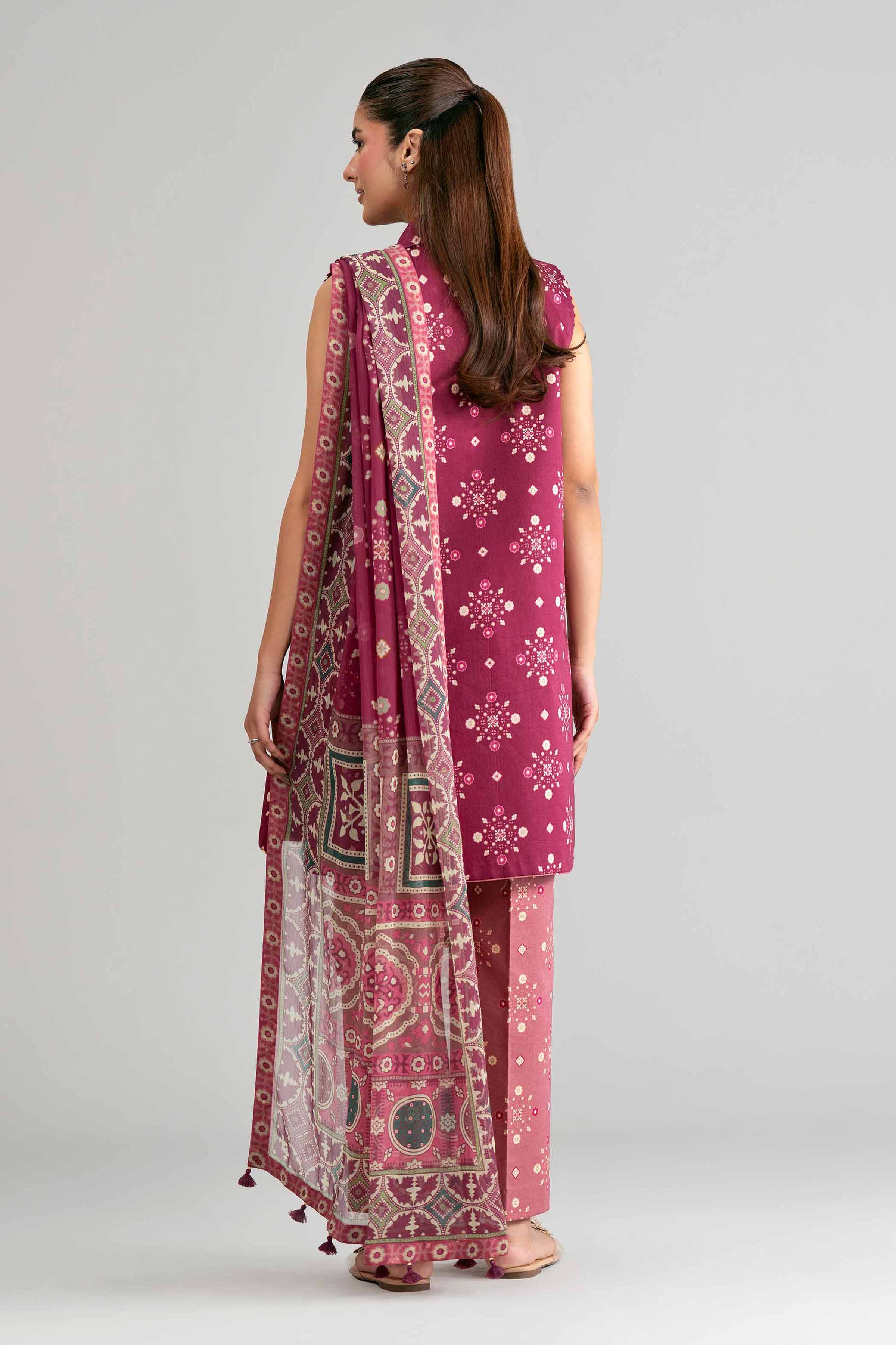 3 Piece - Digital Printed Suit - 42601575 for Women - Unstitched Collection | Nishat | Shop Online