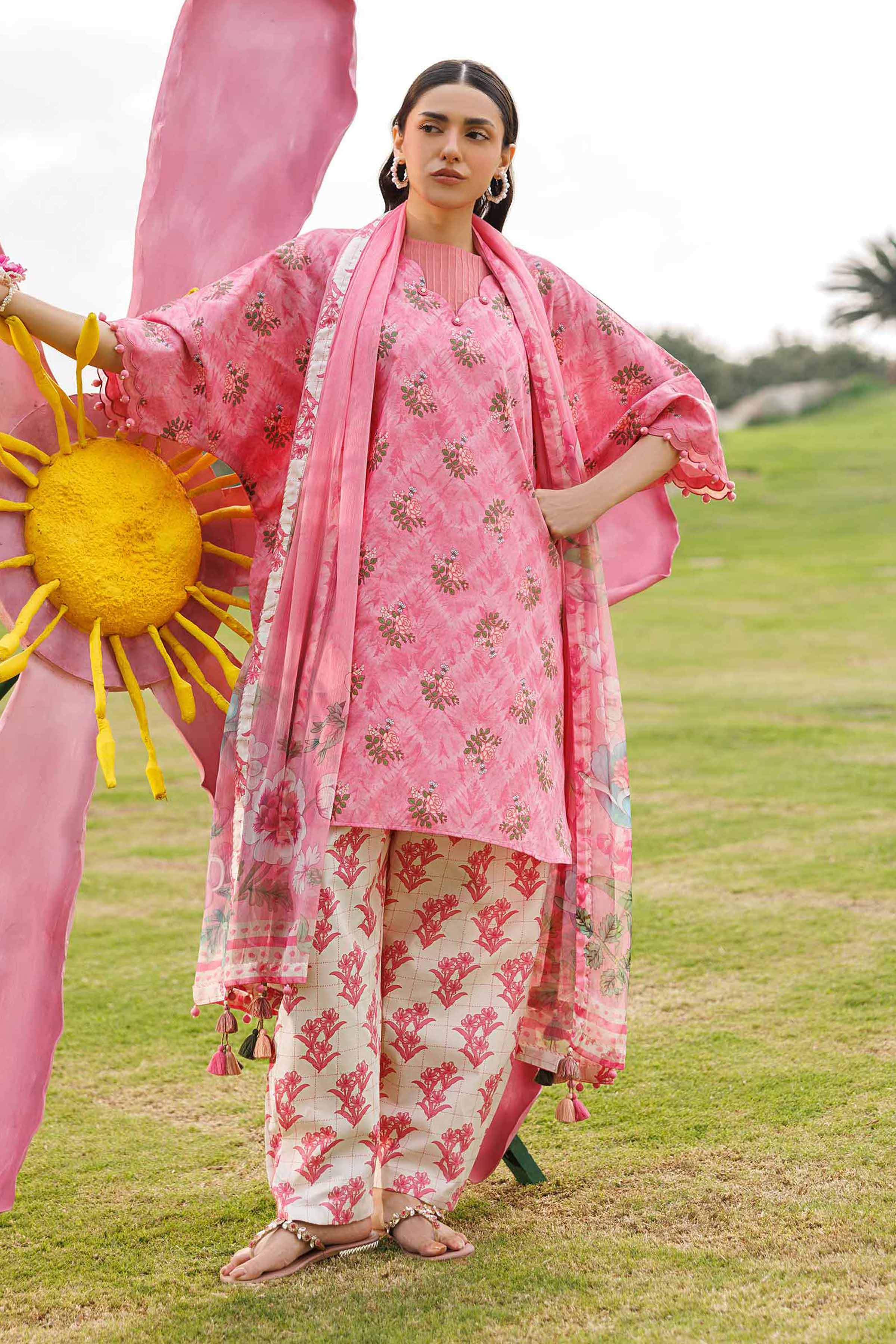 3 Piece - Digital Printed Suit - 42601579 for Women - Unstitched Collection | Nishat | Shop Online