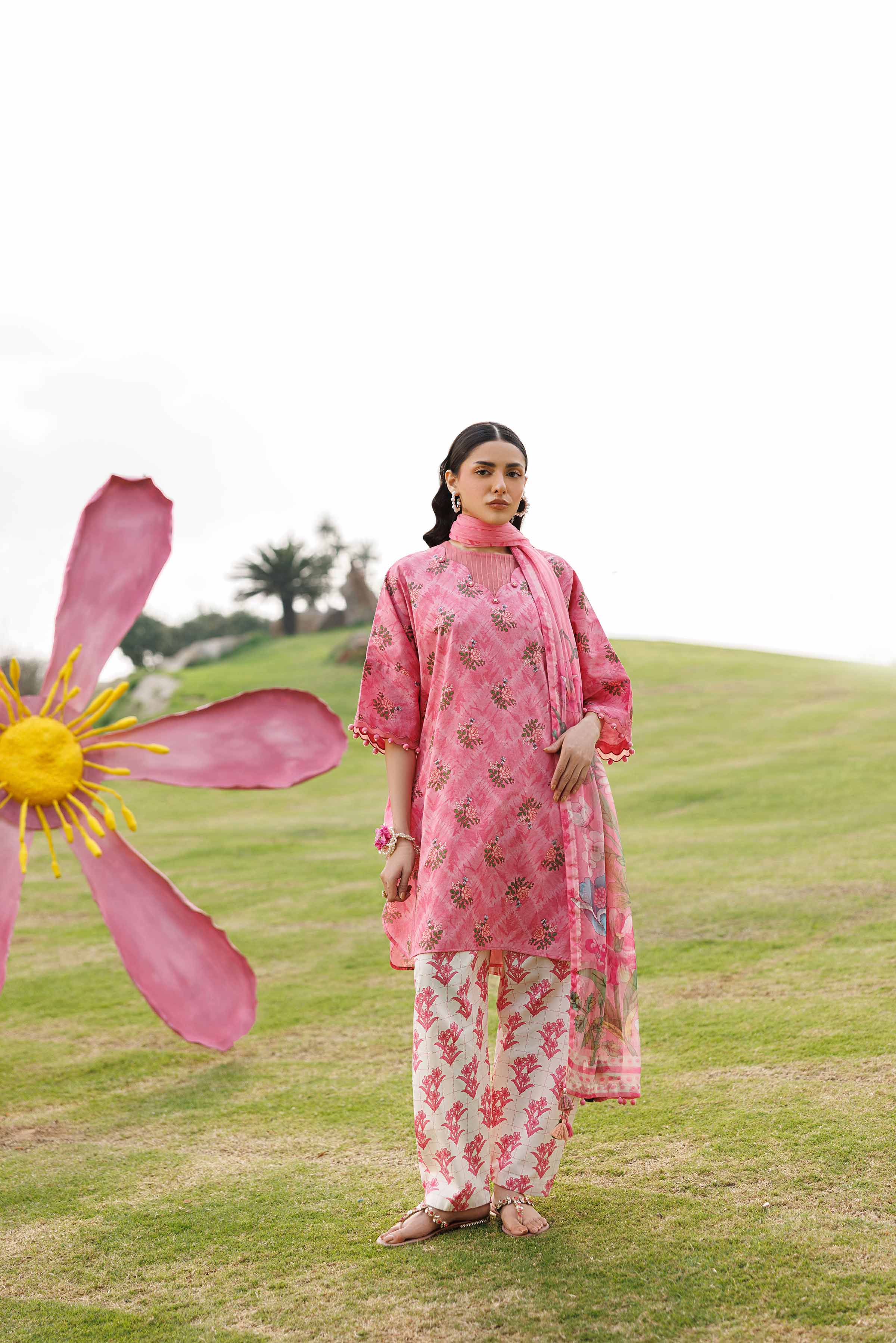 3 Piece - Digital Printed Suit - 42601579 for Women - Unstitched Collection | Nishat | Shop Online