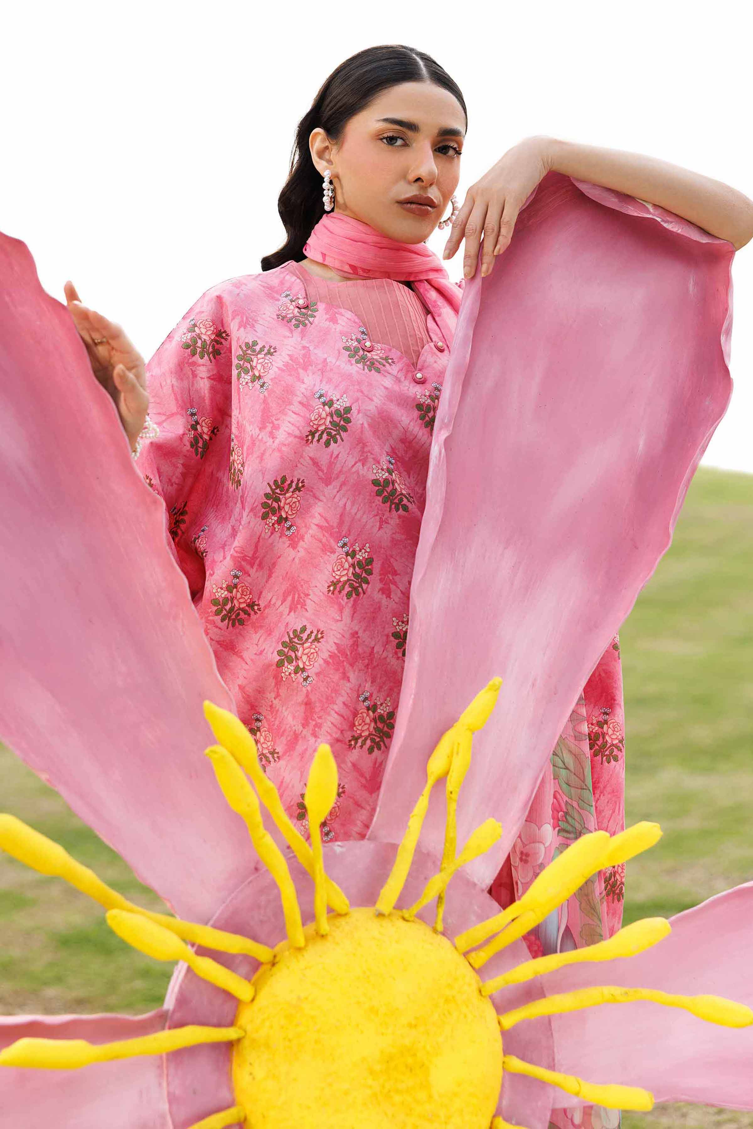 3 Piece - Digital Printed Suit - 42601579 for Women - Unstitched Collection | Nishat | Shop Online