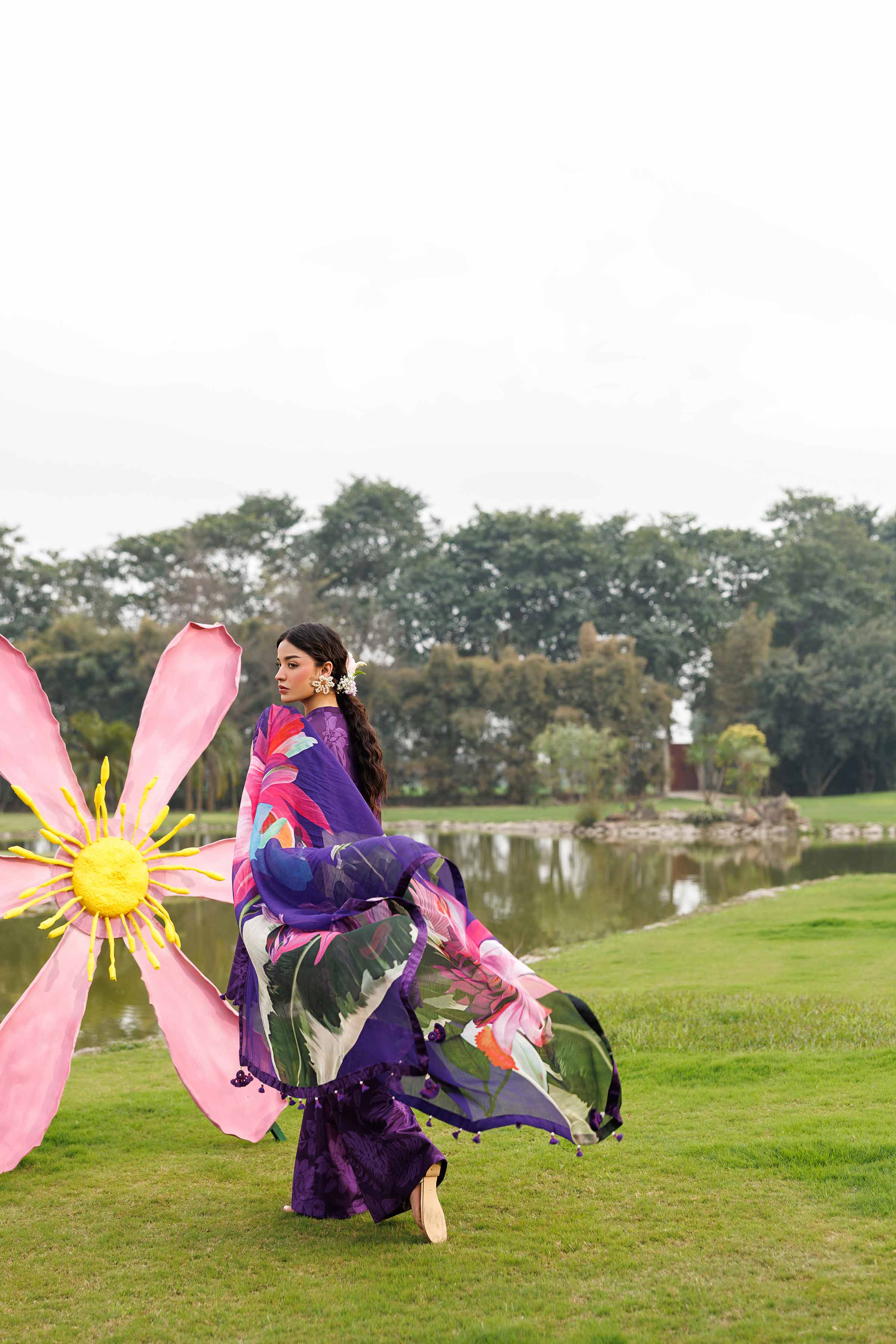 3 Piece - Digital Printed Suit - 42601580 for Women - Unstitched Collection | Nishat | Shop Online