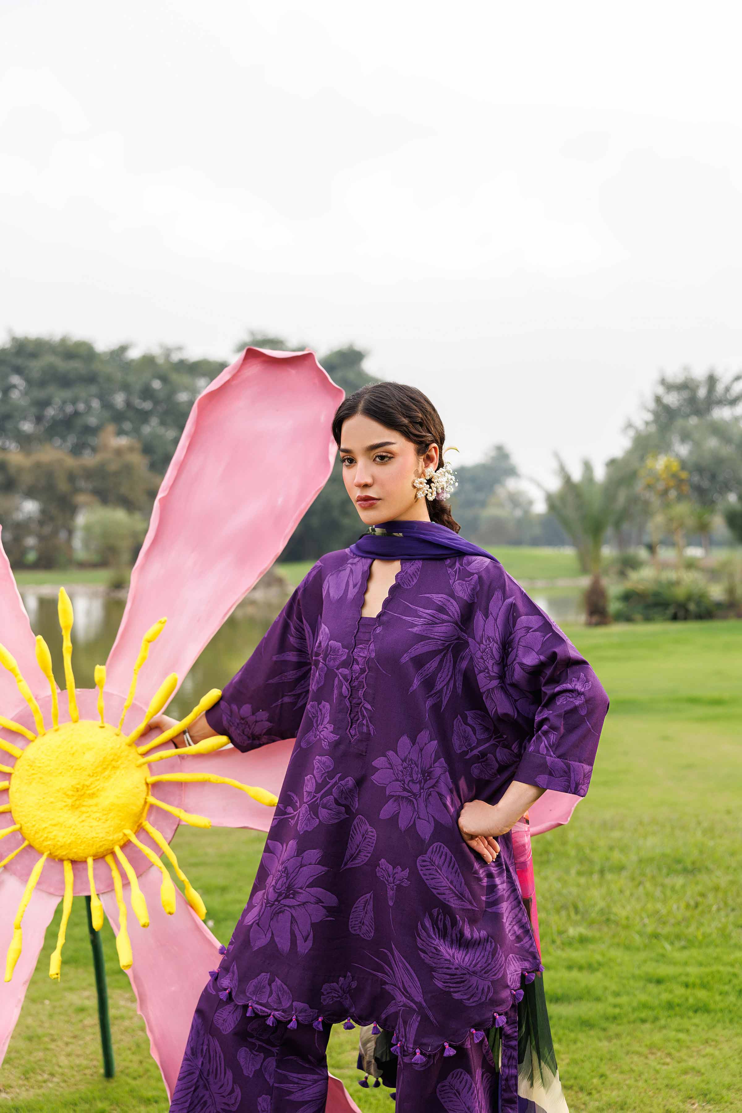 3 Piece - Digital Printed Suit - 42601580 for Women - Unstitched Collection | Nishat | Shop Online