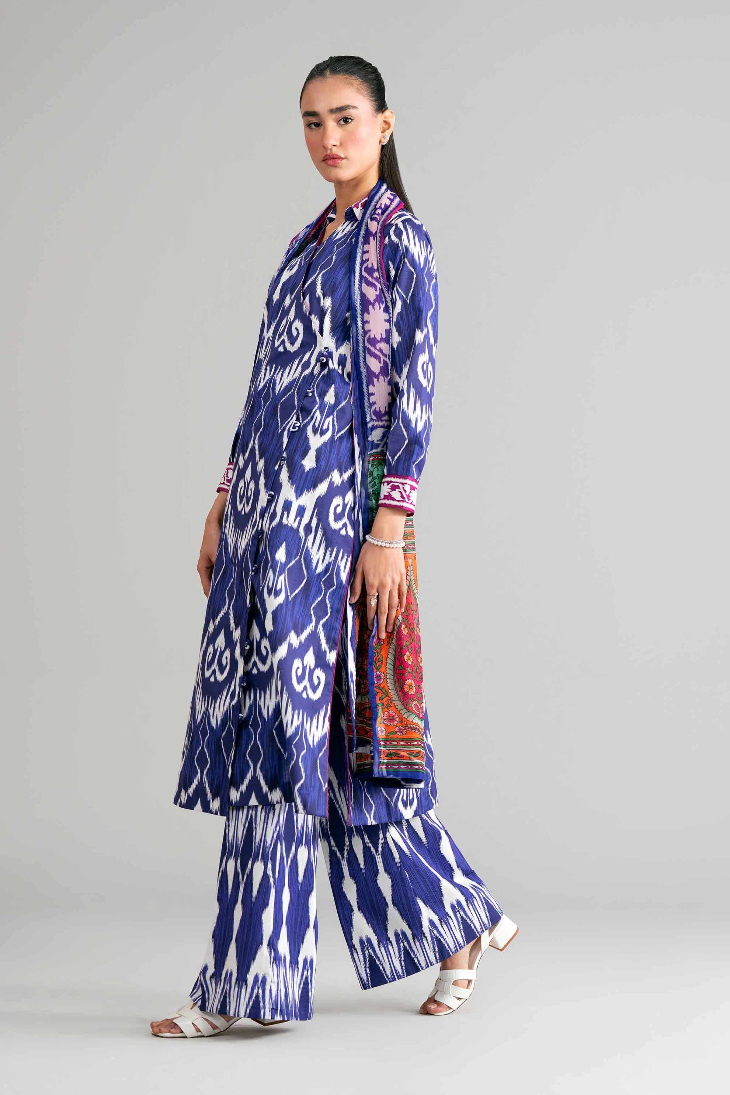 3 Piece - Digital Printed Suit - 42601582 for Women - Unstitched Collection | Nishat | Shop Online