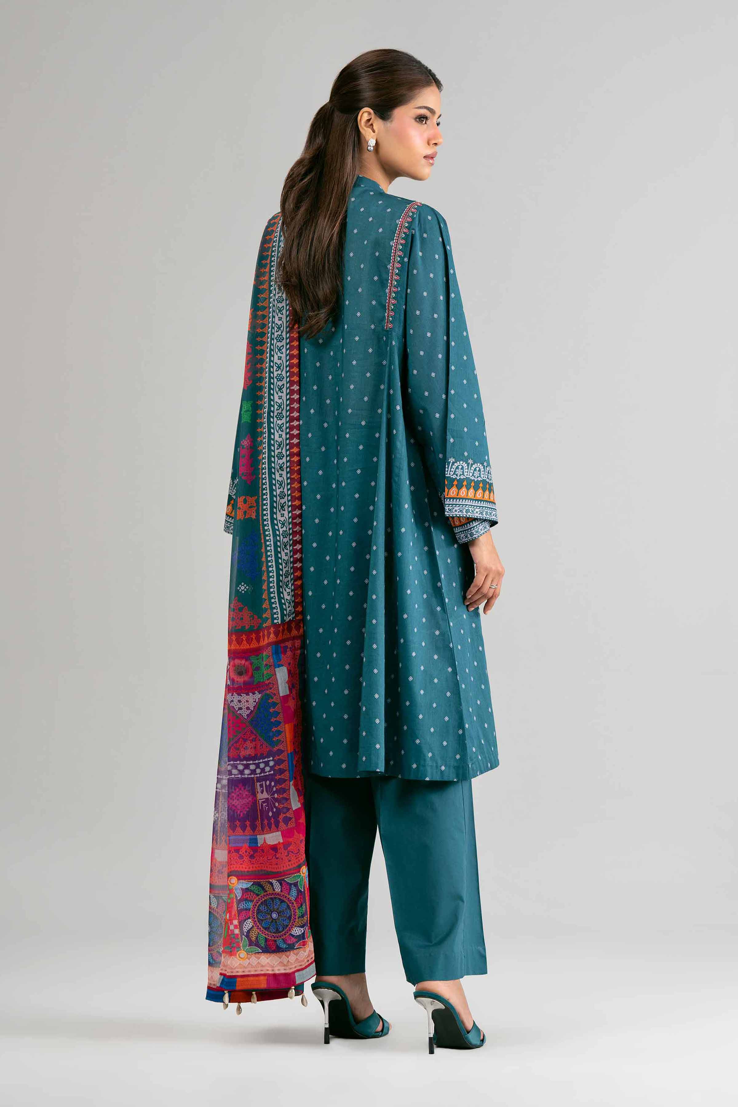 2 Piece - Digital Printed Embroidered Suit - 42601586 for Women - Unstitched Collection | Nishat | Shop Online