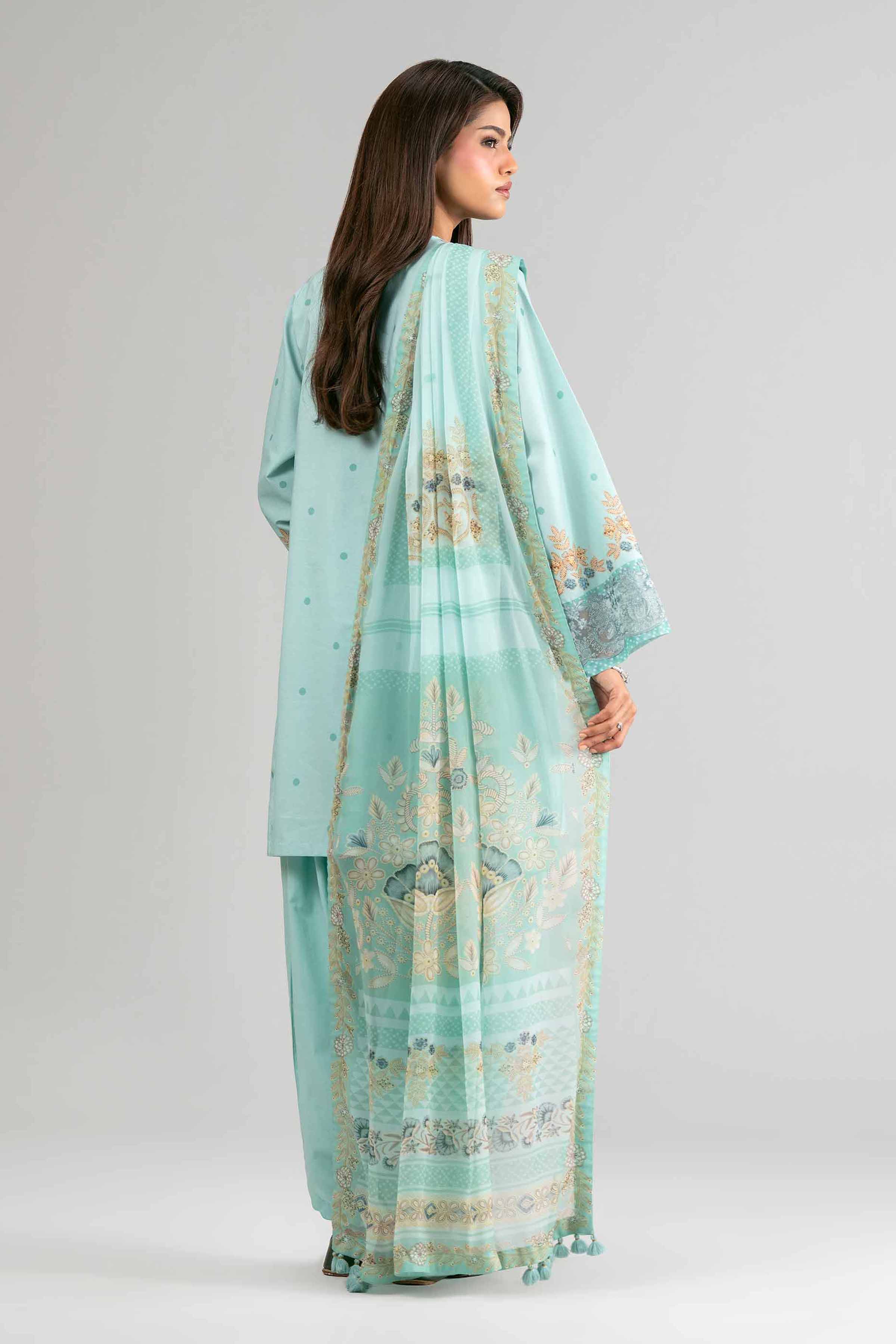 2 Piece - Digital Printed Embroidered Suit - 42601587 for Women - Unstitched Collection | Nishat | Shop Online