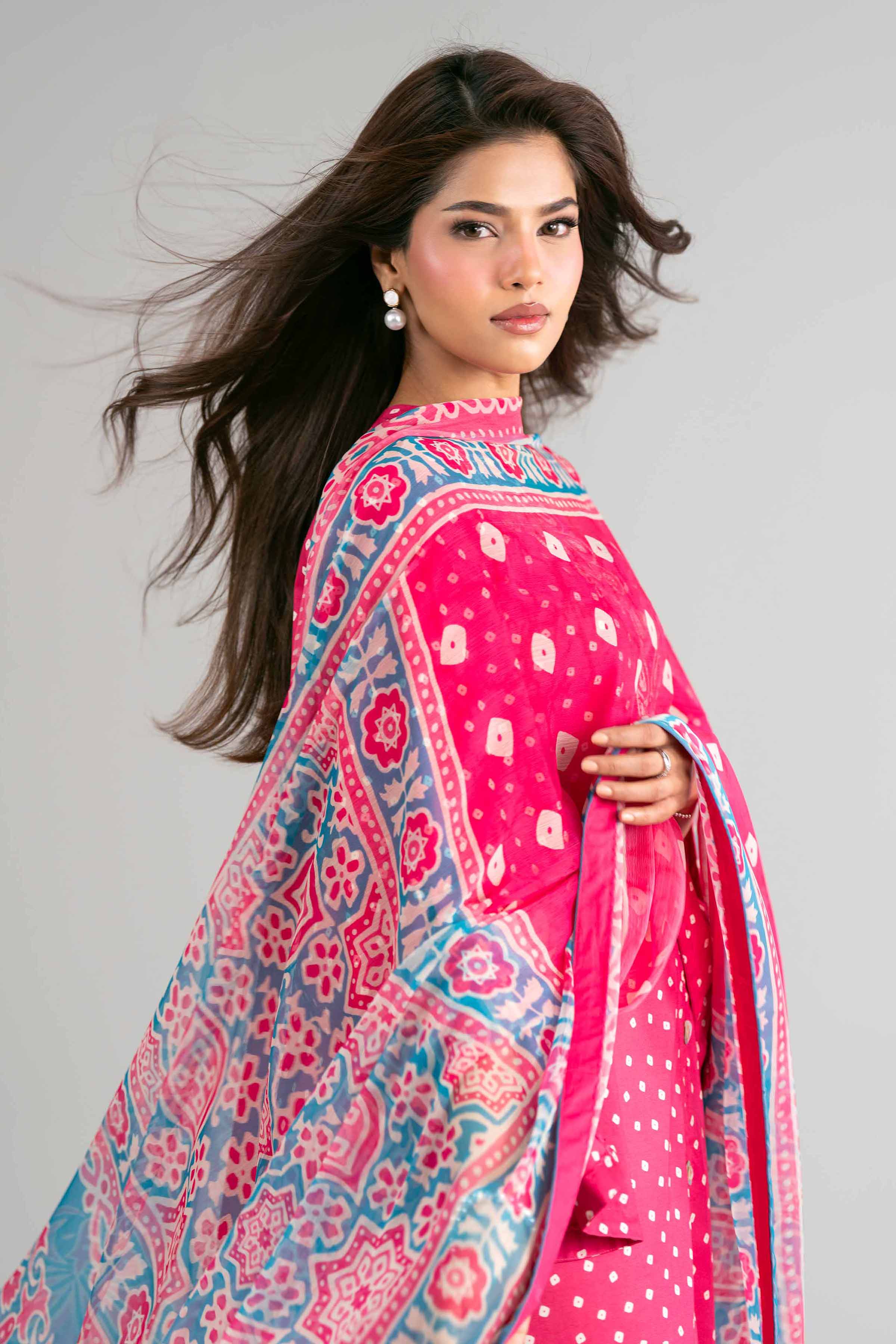 2 Piece - Digital Printed Embroidered Suit - 42601588 for Women - Unstitched Collection | Nishat | Shop Online