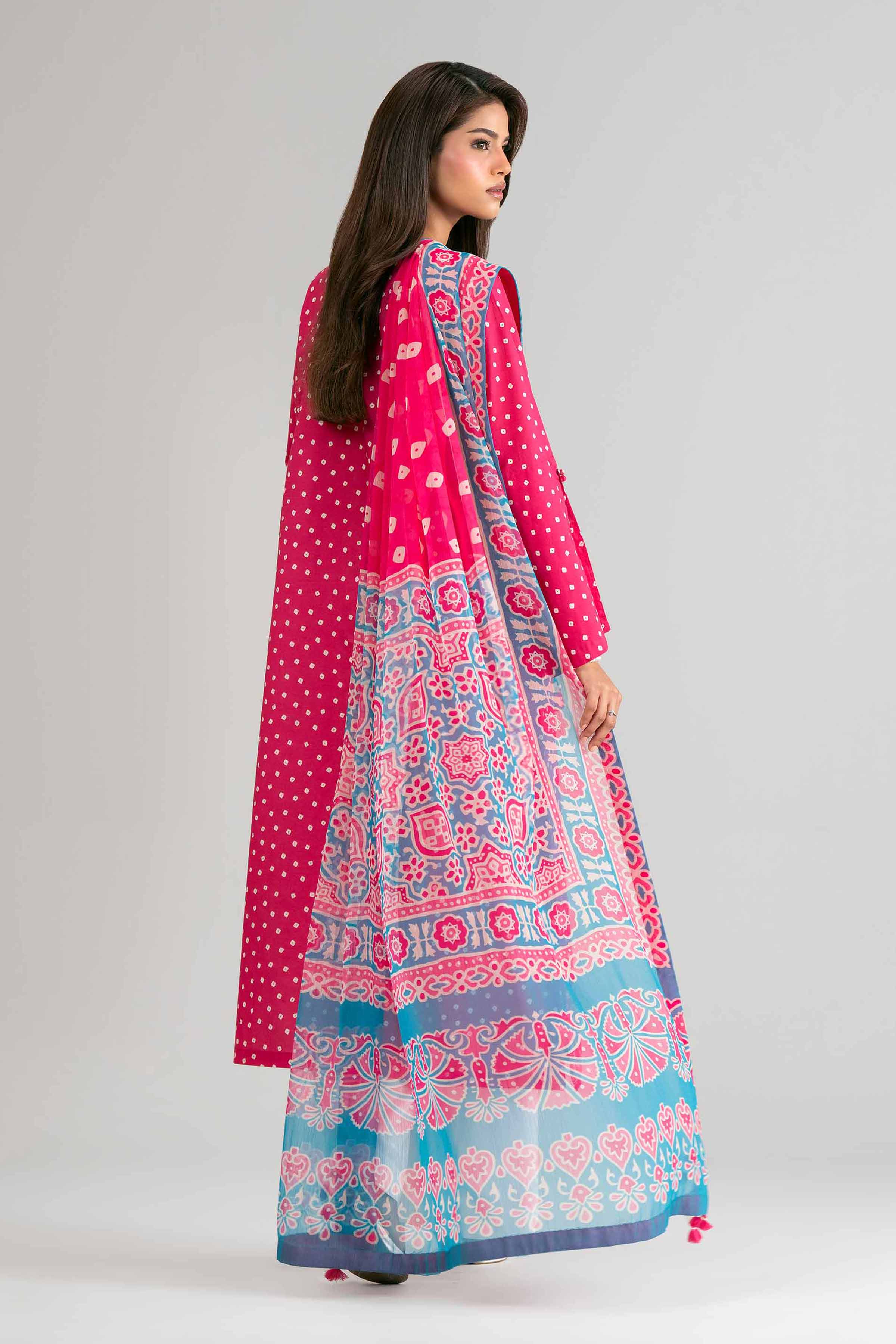 2 Piece - Digital Printed Embroidered Suit - 42601588 for Women - Unstitched Collection | Nishat | Shop Online
