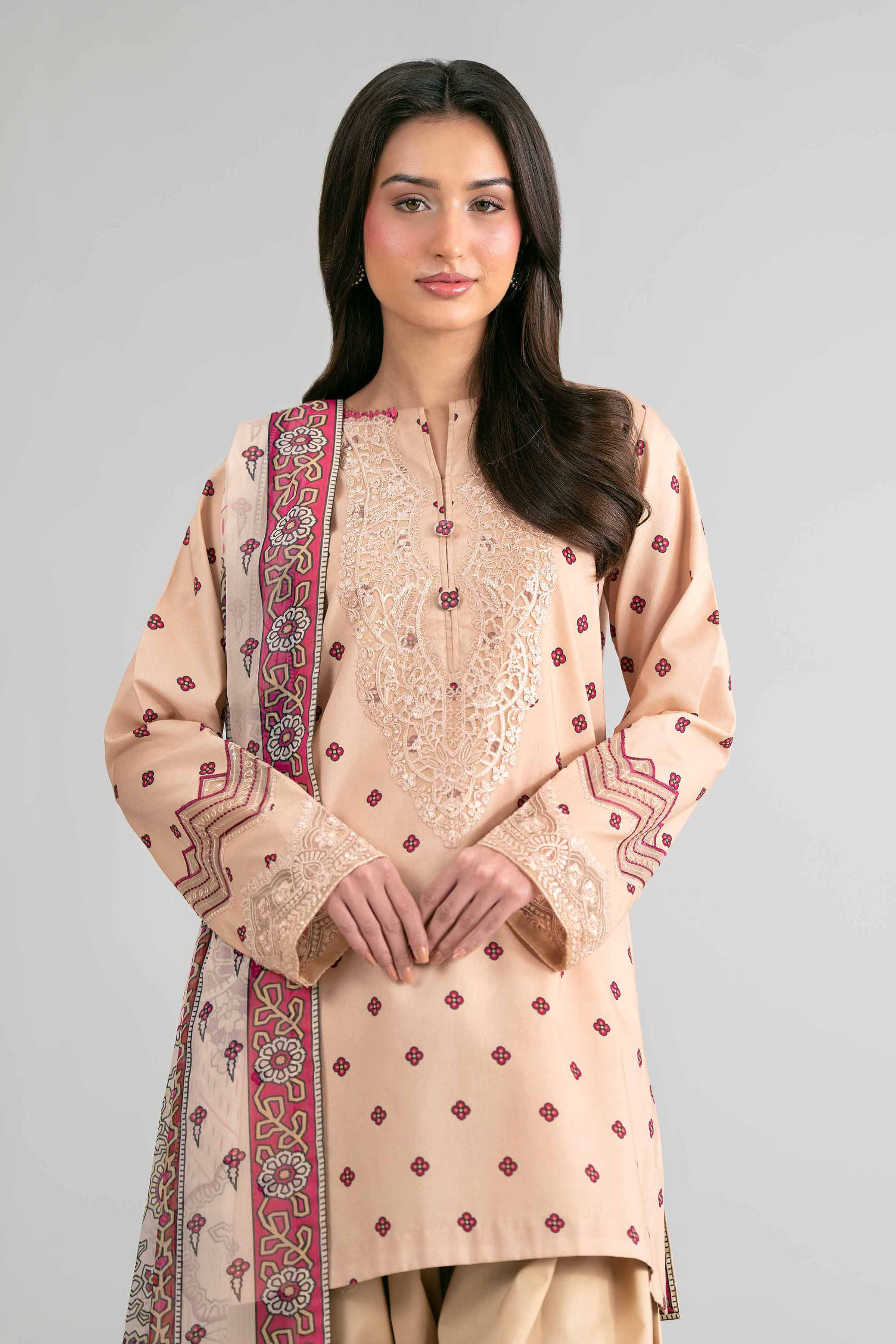 2 Piece - Digital Printed Embroidered Suit - 42601590 for Women - Unstitched Collection | Nishat | Shop Online