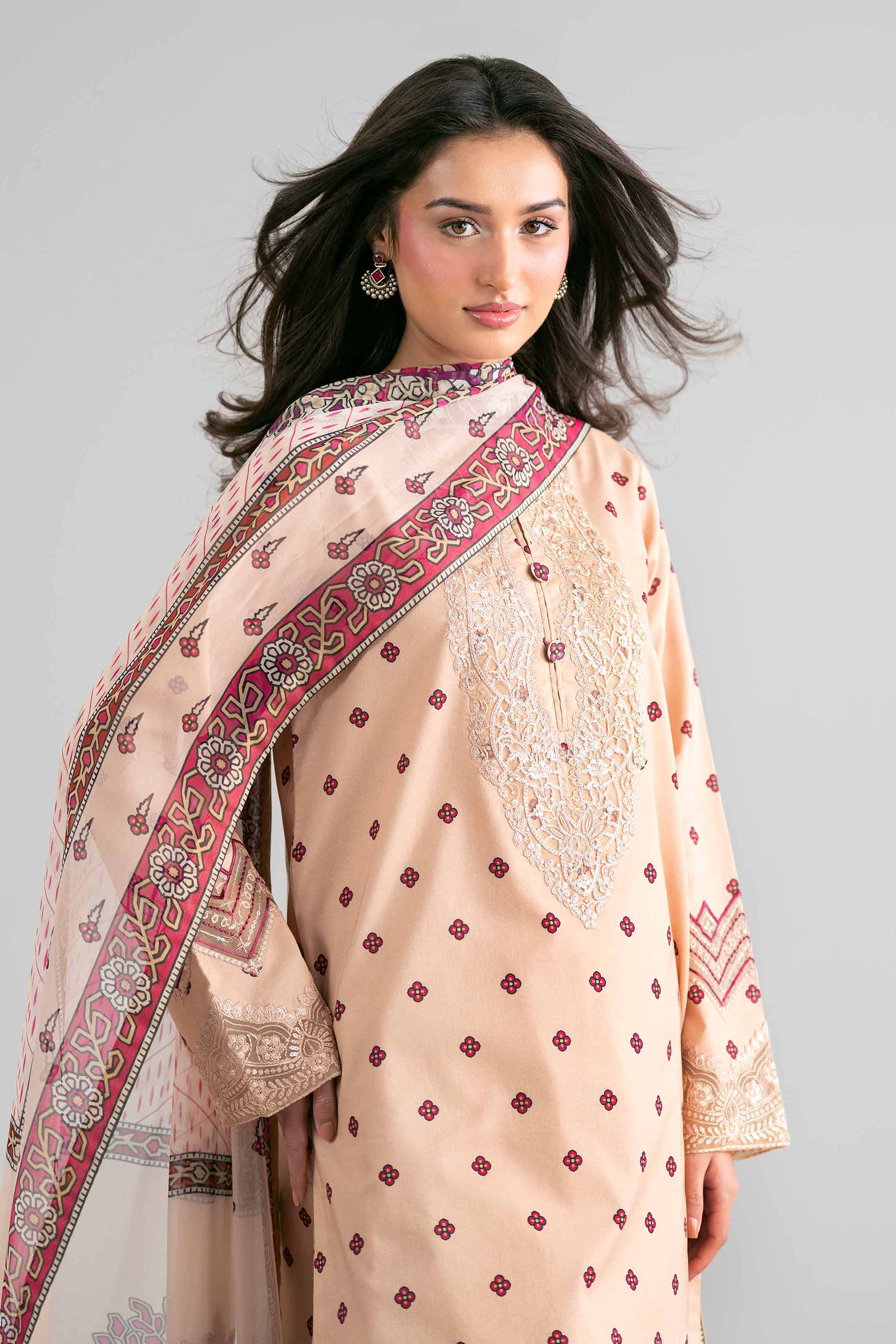 2 Piece - Digital Printed Embroidered Suit - 42601590 for Women - Unstitched Collection | Nishat | Shop Online