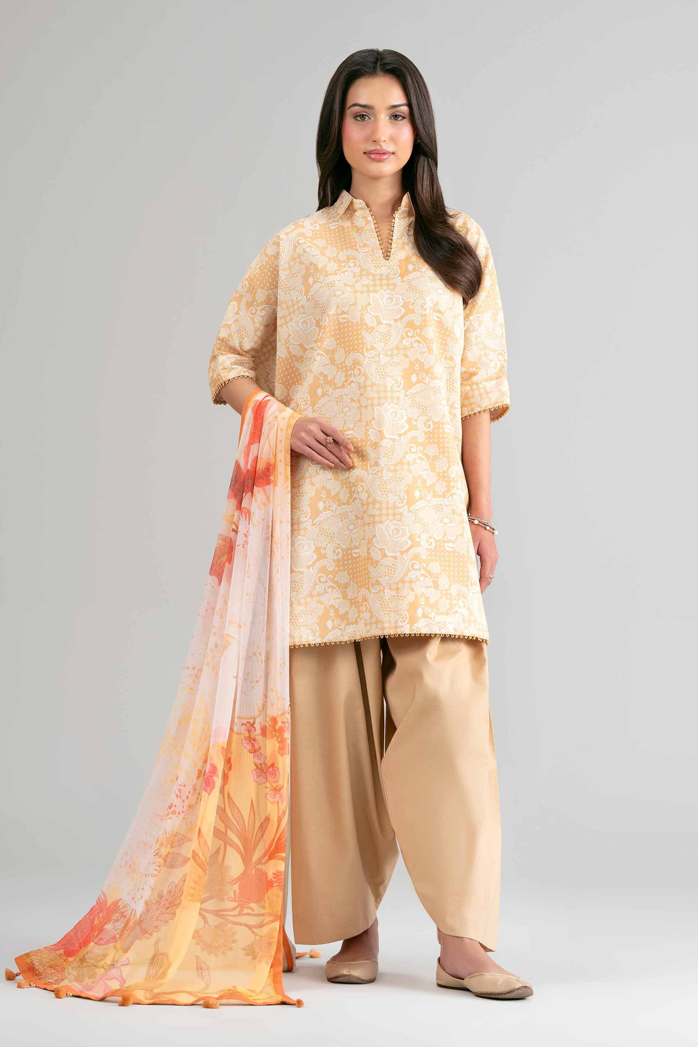 2 Piece - Digital Printed Suit - 42601599 for Women - Unstitched Collection | Nishat | Shop Online