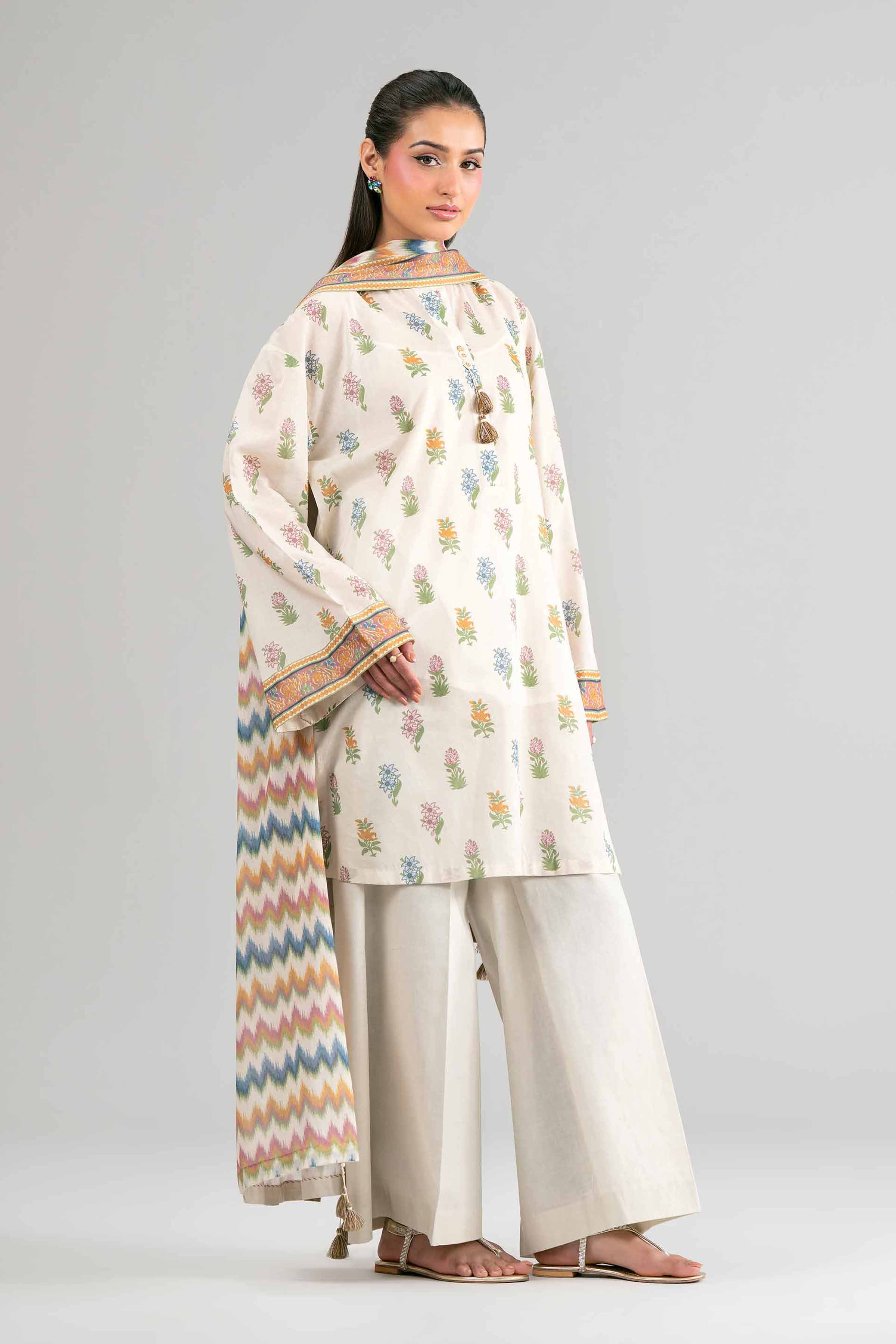 2 Piece - Printed Suit - 42601606 for Women - Unstitched Collection | Nishat | Shop Online