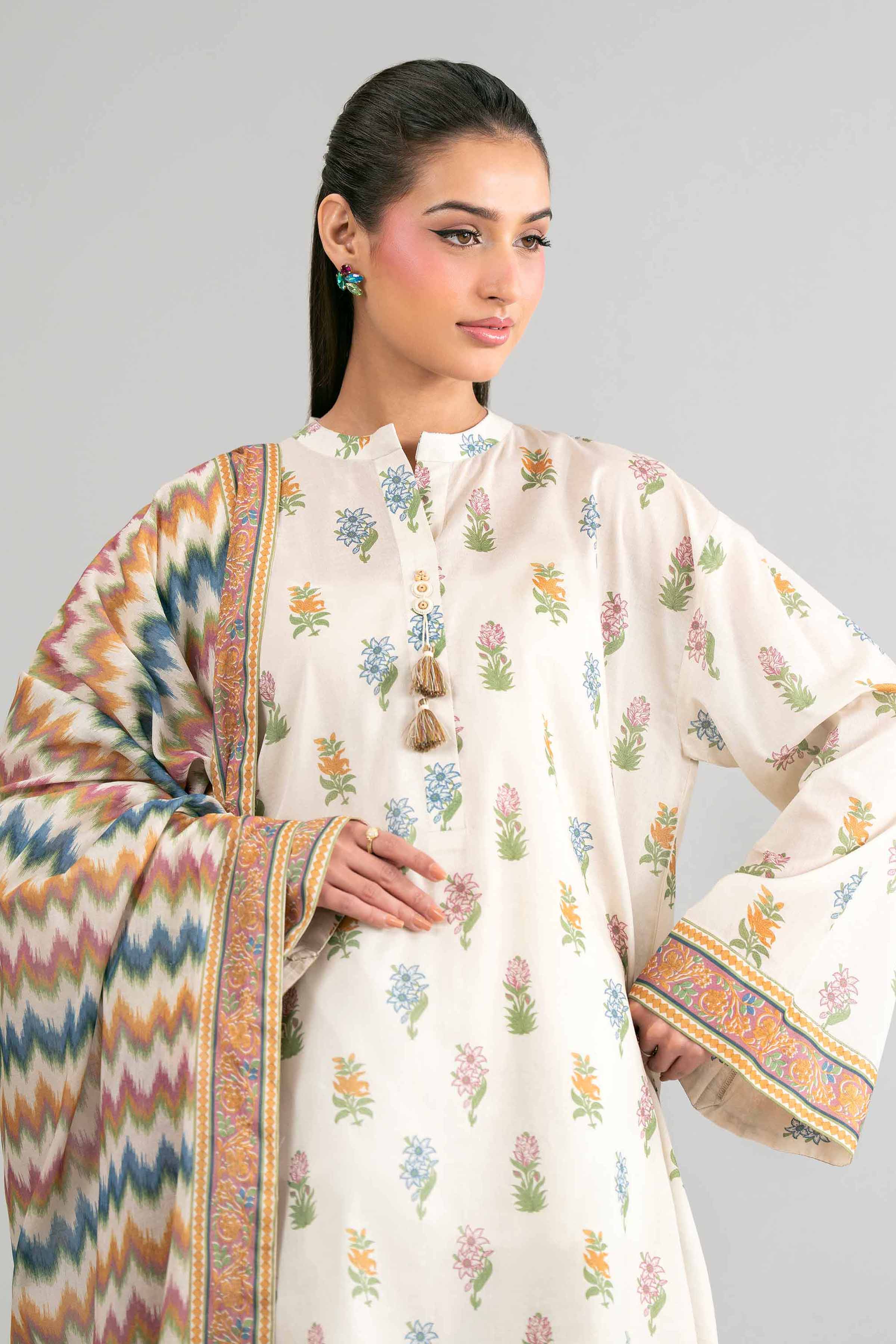 2 Piece - Printed Suit - 42601606 for Women - Unstitched Collection | Nishat | Shop Online