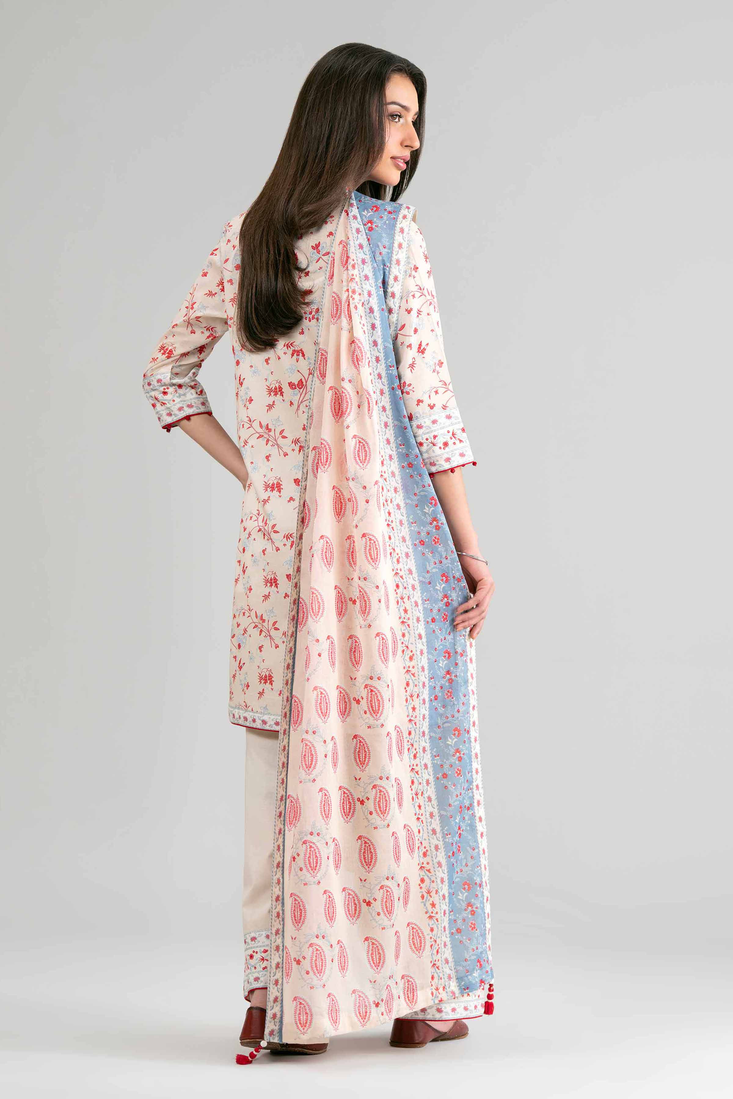 2 Piece - Printed Suit - 42601610 for Women - Unstitched Collection | Nishat | Shop Online