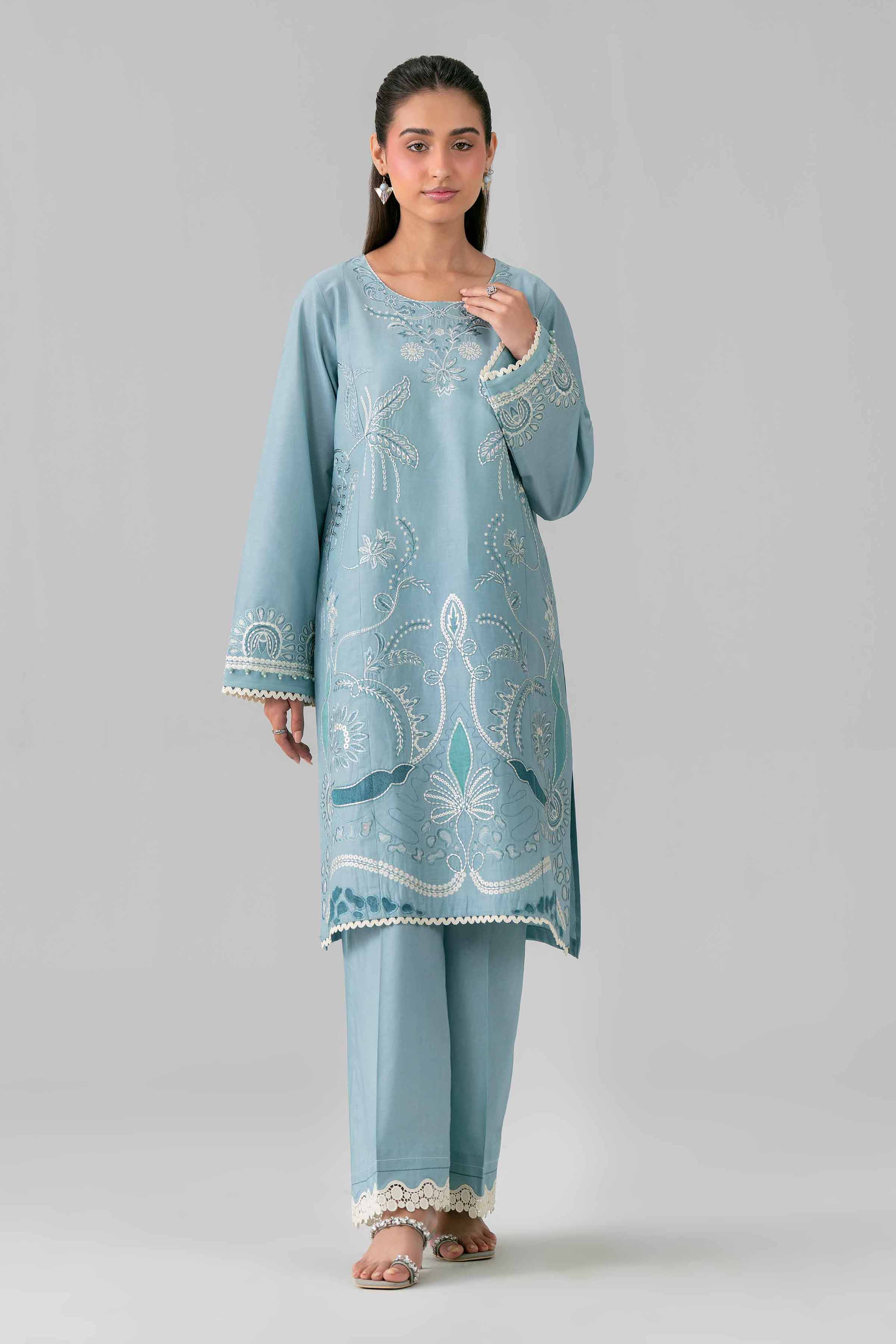 2 Piece - Embroidered Suit - 42601628 for Women - Unstitched Collection | Nishat | Shop Online