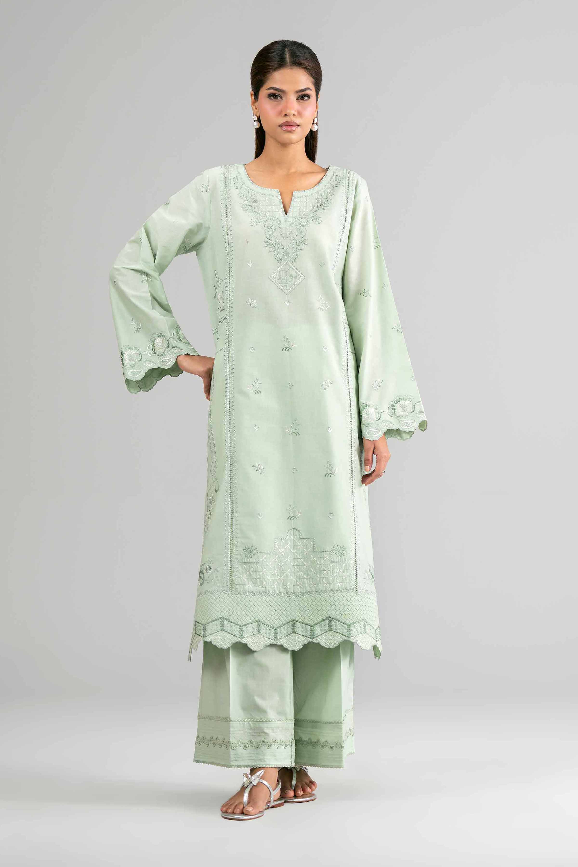 2 Piece - Embroidered Suit - 42601629