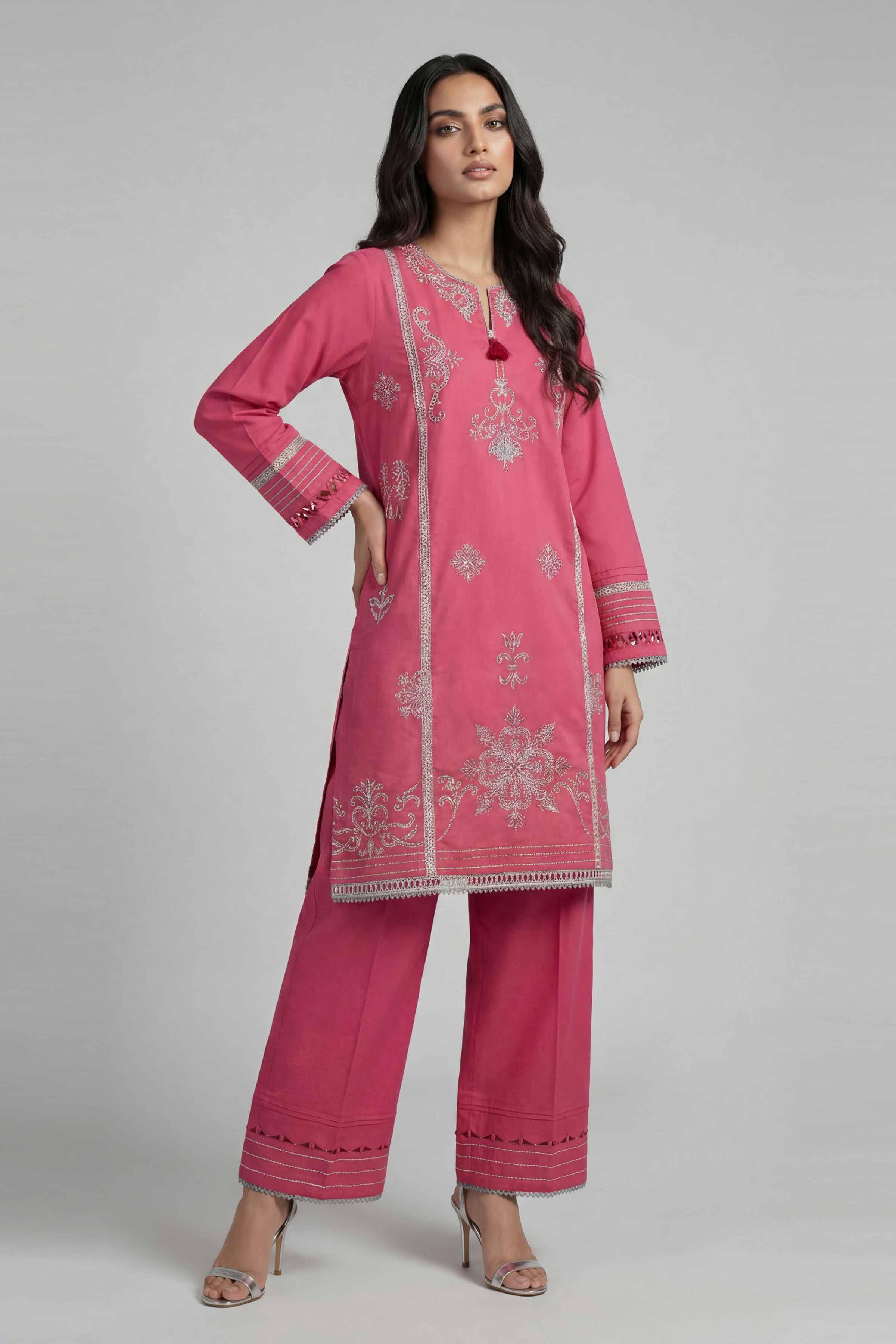 2 Piece - Embroidered Suit - 42601631
